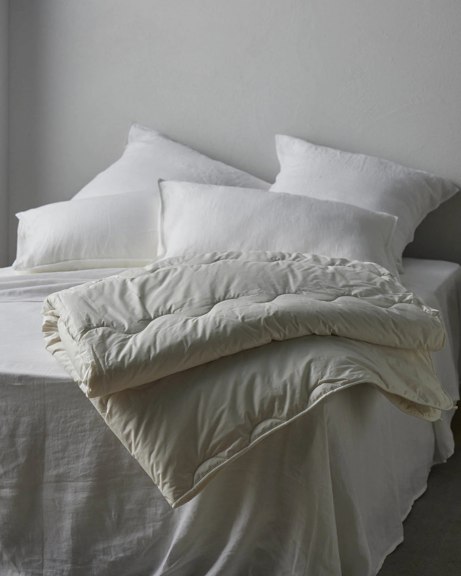 Premium New Zealand Wool Duvet Insert - Double Size, All-Season Comfort for Allergy Relief & Temperature Regulation | Ideal for Bedroom, Guest Room & Eco-Friendly Home