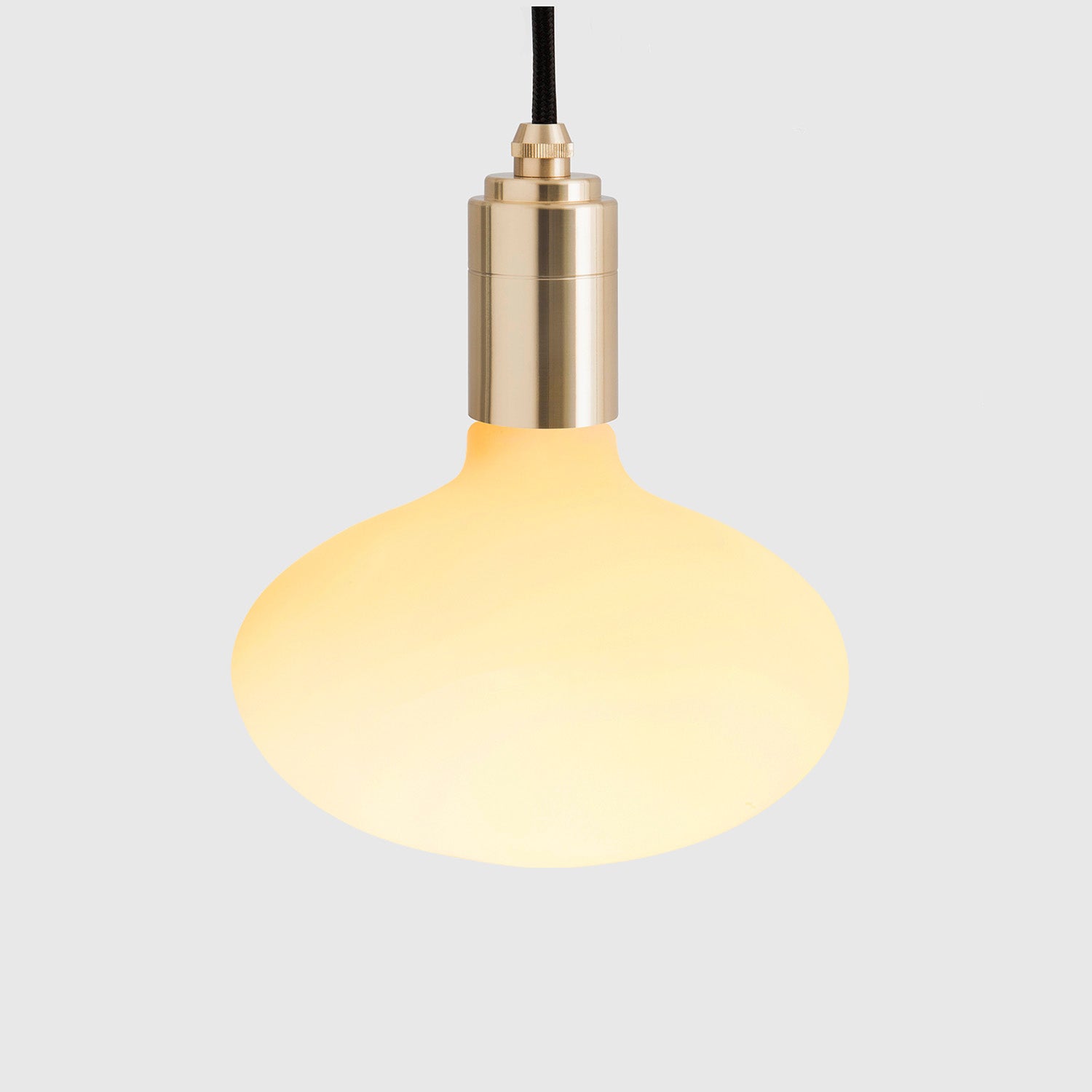 Brass Oval Dim to Warm Pendant Light - Adjustable Dimmable LED Hanging Fixture for Dining Room, Kitchen Island, and Bedroom Lighting