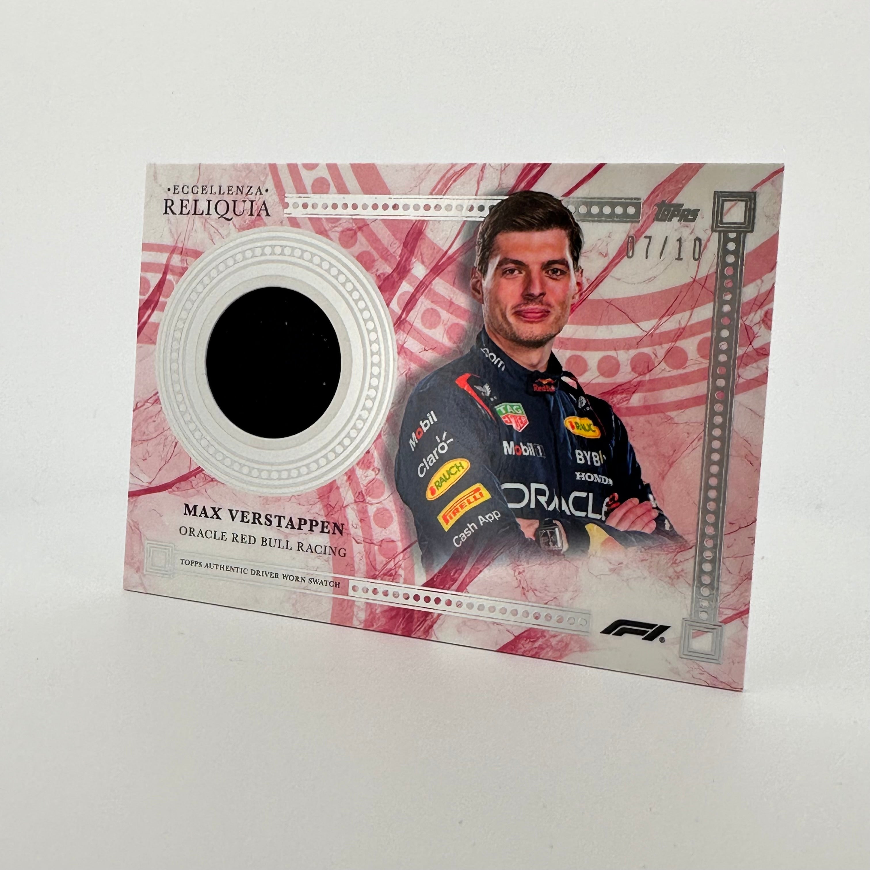 2023 Max Verstappen Red Bull Racing Eccellenza Reliquia Collectible F1 Model Car - Perfect for Formula 1 Fans, Sports Memorabilia Collectors & Home/Office Decor (07/10 Limited Edition)