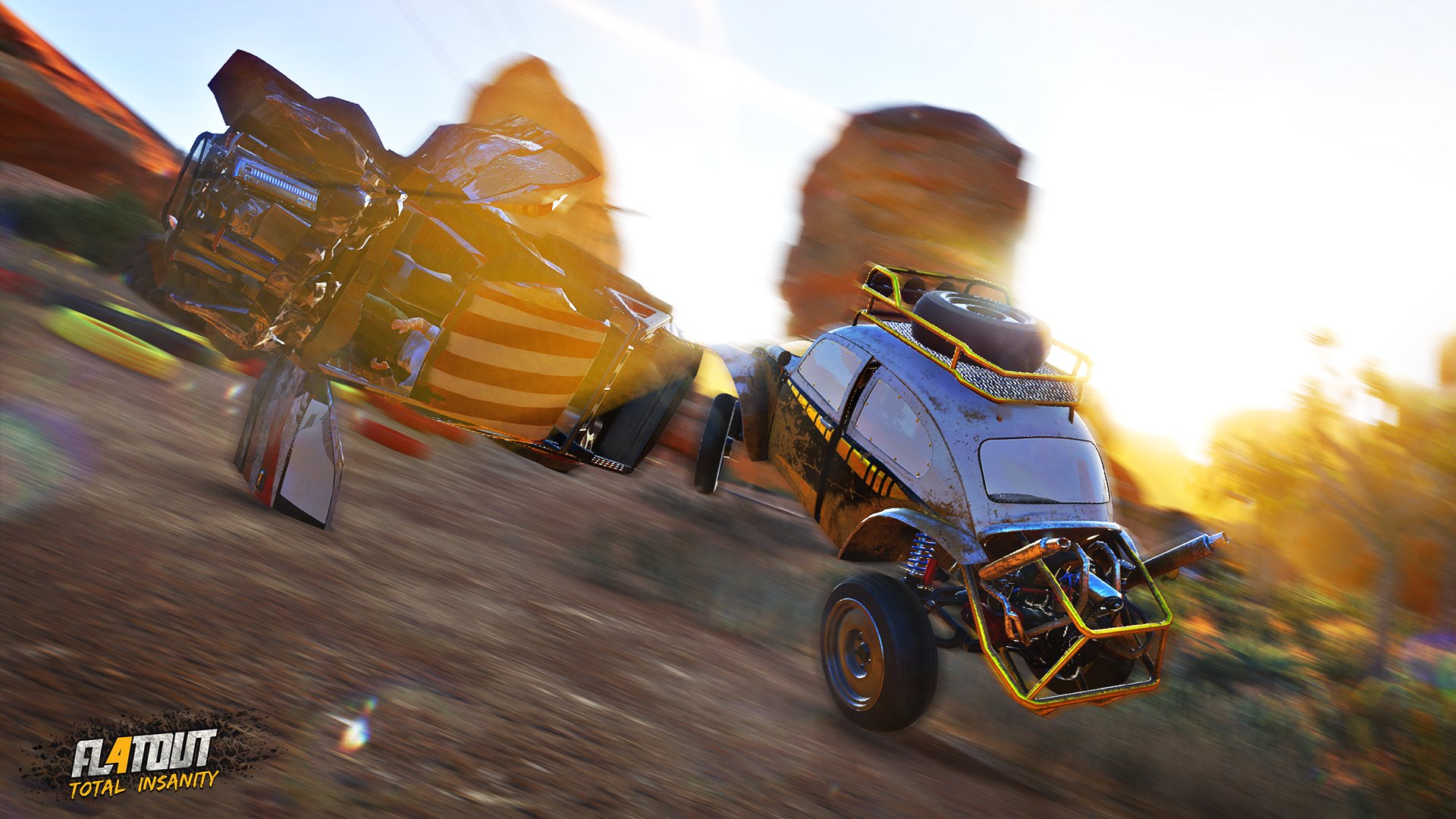 FlatOut 4: Total Insanity - PlayStation 4 Game | High-Speed Racing & Destruction Derby Action | Perfect for Multiplayer Parties & Racing Enthusiasts