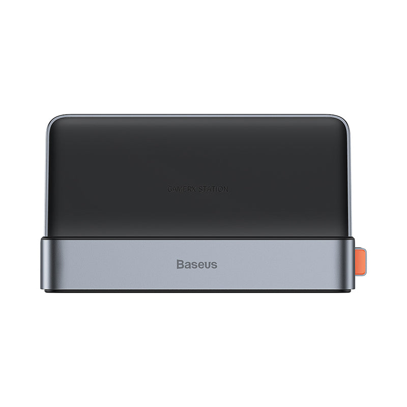 Baseus GamerX Series 6-in-1 USB C Hub with HDMI, 3x USB 3.0, PD Charging & Ethernet Adapter - Gray - Perfect for Gaming, Work & Travel Connectivity