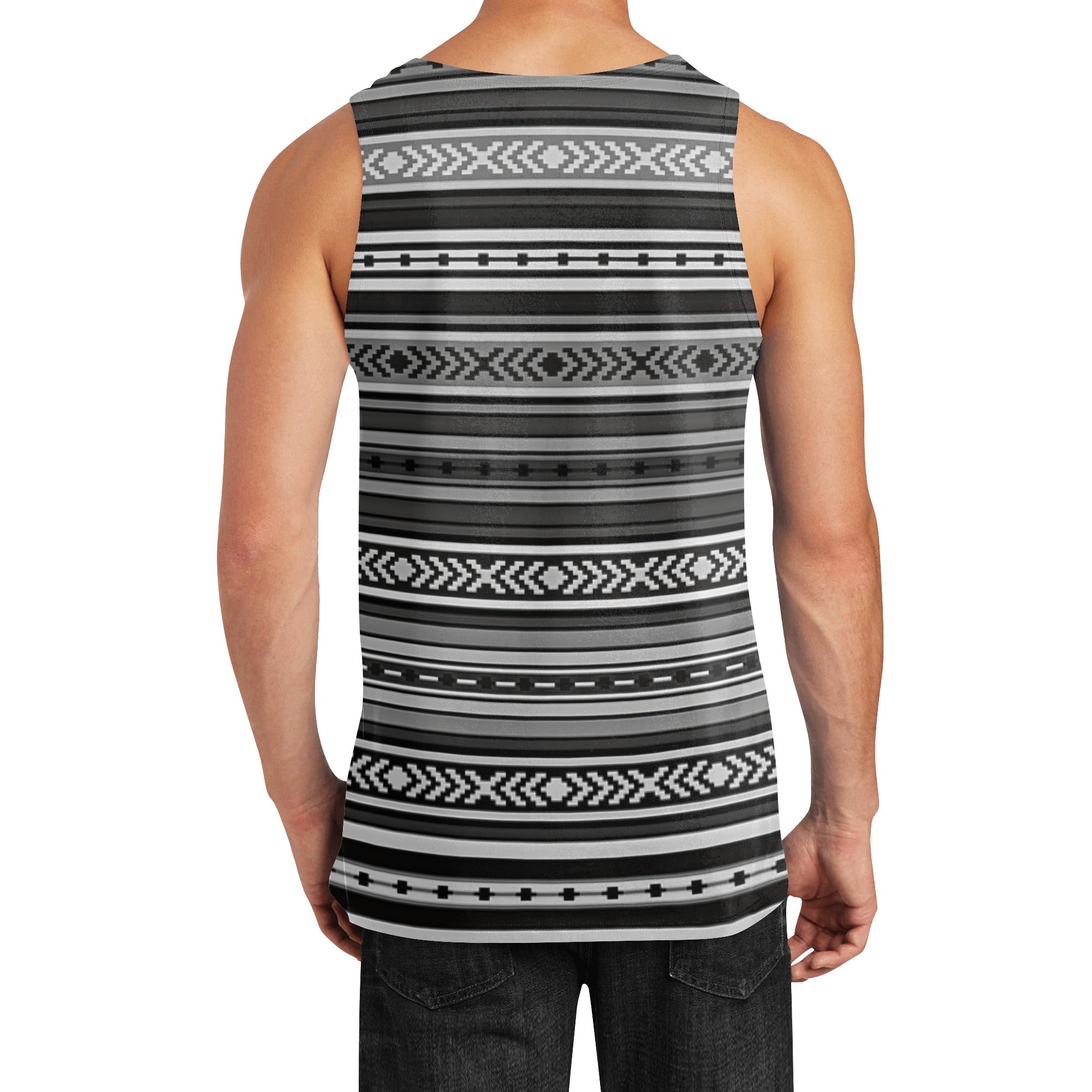 Men's Muscle Tank Top - Sante Fe Gray - Breathable & Comfortable Workout Shirt for Gym, Running & Summer Outfits