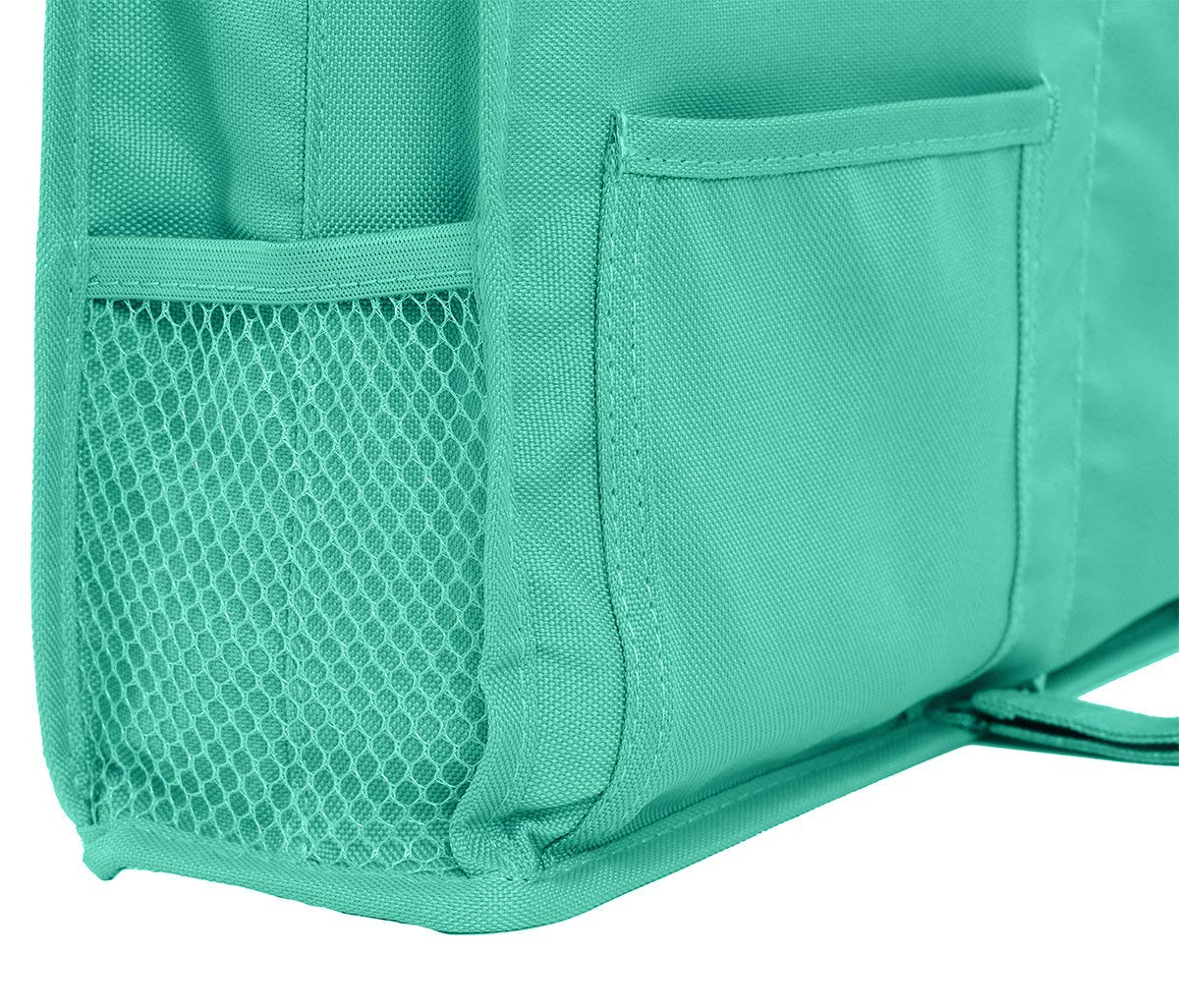 Sugaroom Bedside Storage Caddy - Hanging Bunk Bed Organizer with Pockets for College Dorm, Hospital Bed Rails, Baby Crib & Camping | Perfect for Storing Books, Phones & Essentials (Green)