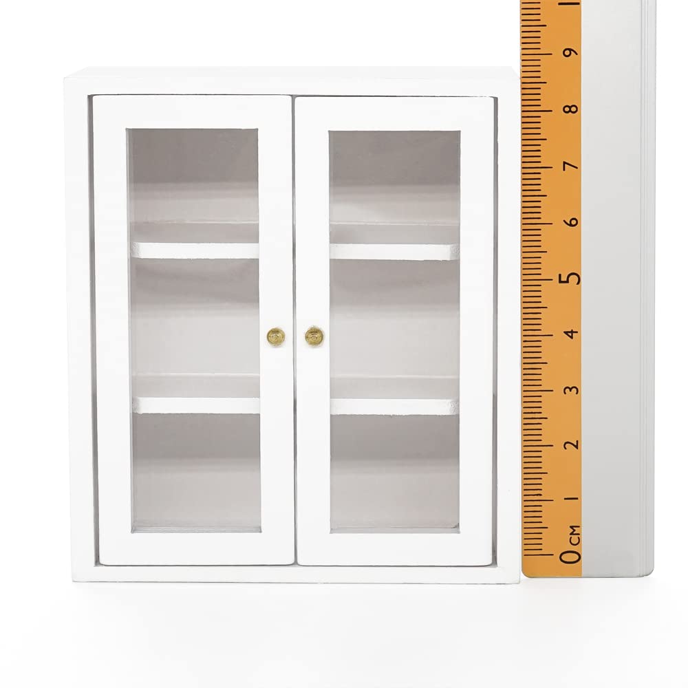 1/12 Scale Miniature Kitchen Upper Cabinet - Odoria Dollhouse Furniture Accessories for DIY Miniature House & Model Scenes