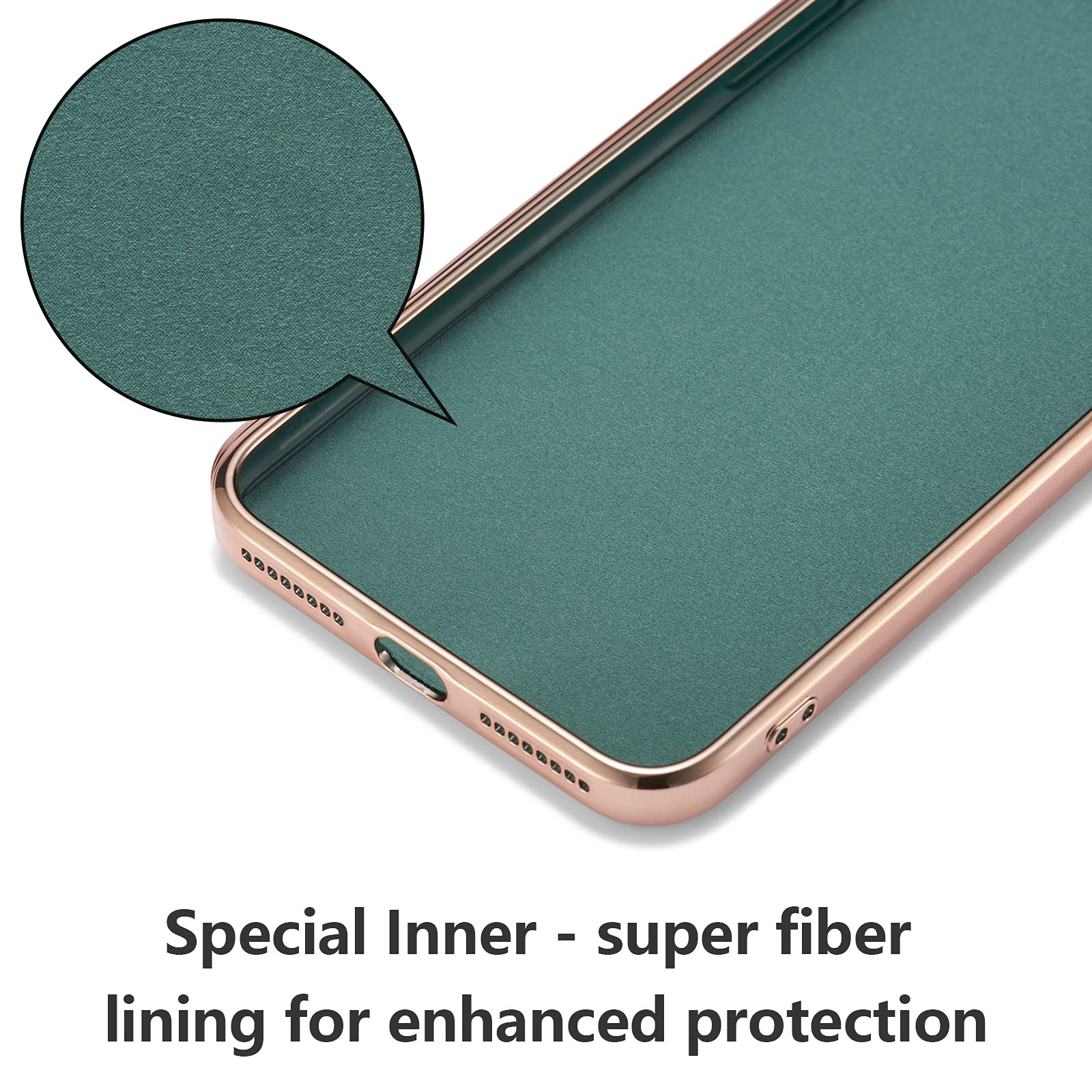 Premium 360° Rotating Magnetic Ring Holder Case for iPhone XR - Shockproof Silicone Cover with Strong Electroplated Magnet for Car Mount & Hands-Free Use (Dark Green) | Perfect for Driving, Working & Outdoor Activities