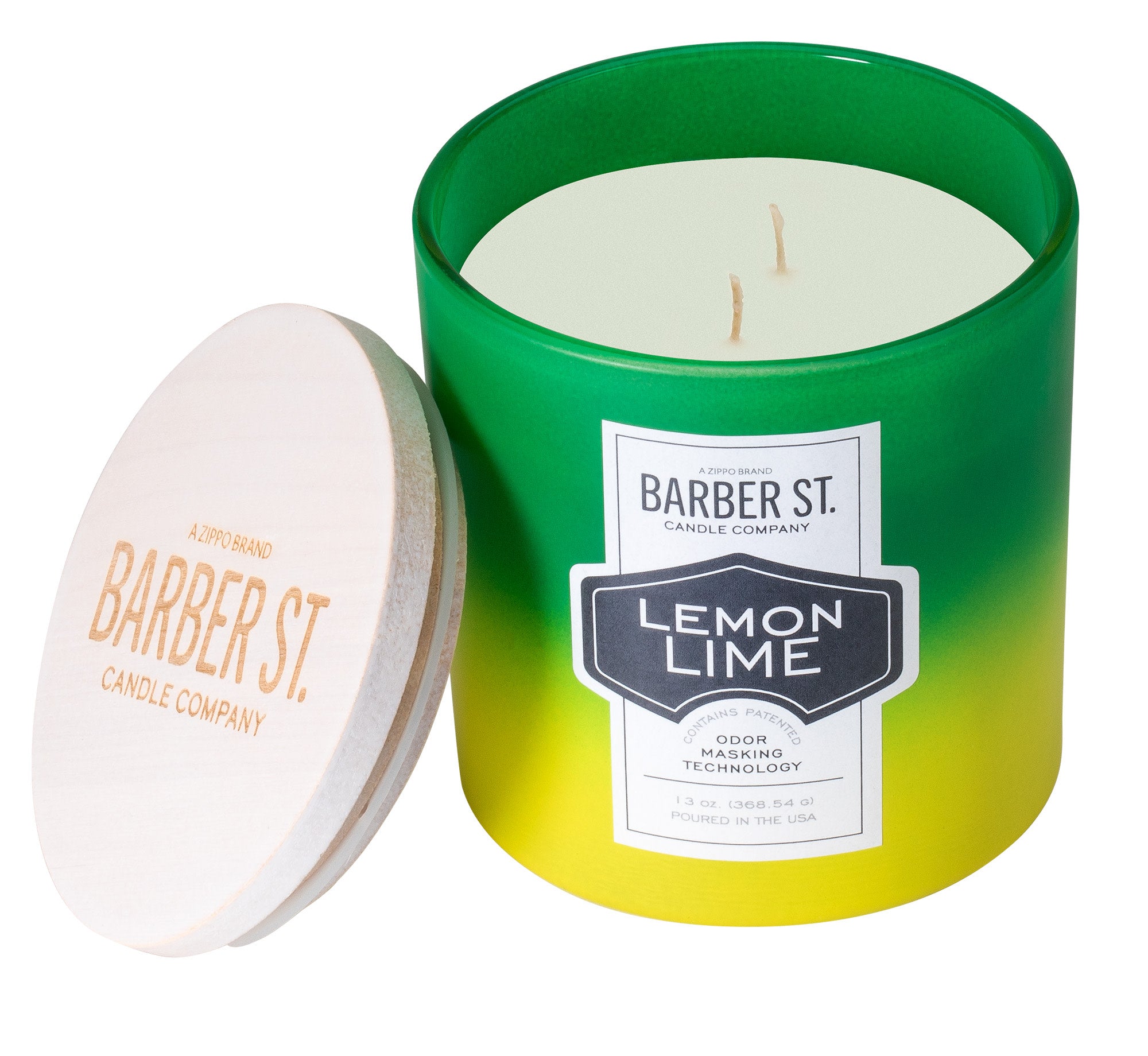 Barber Street Odor Masking Candle - Natural Scented Soy Wax Candle for Home, Salon & Barber Shop | Eliminates Unpleasant Smells | Long-Lasting Fragrance for Relaxation & Fresh Air