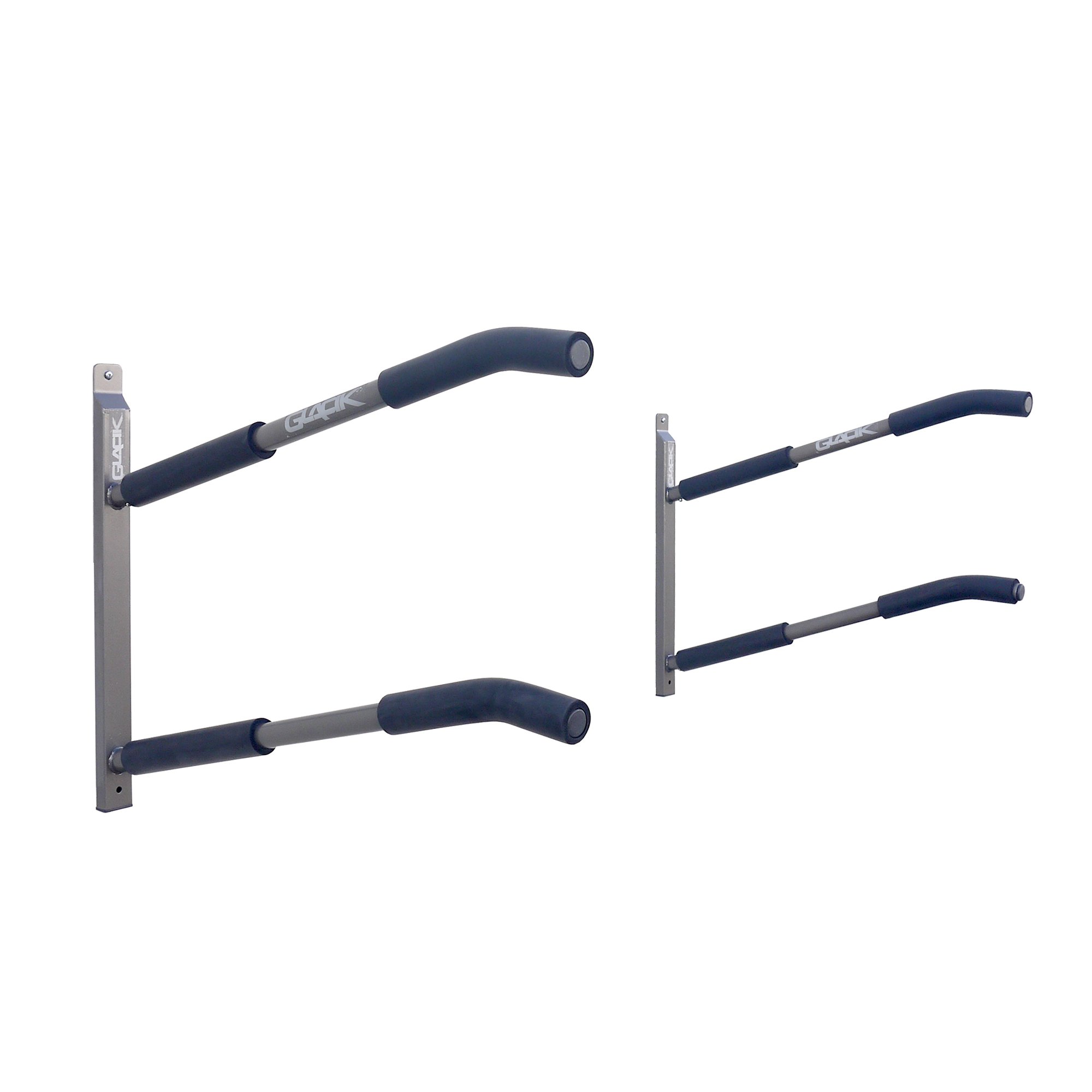 Universal Wall Mount SUP Paddle Board Storage Rack with Padded Arms - Space Saving Kayak & Surfboard Organizer for Garage, Basement or Outdoor Use