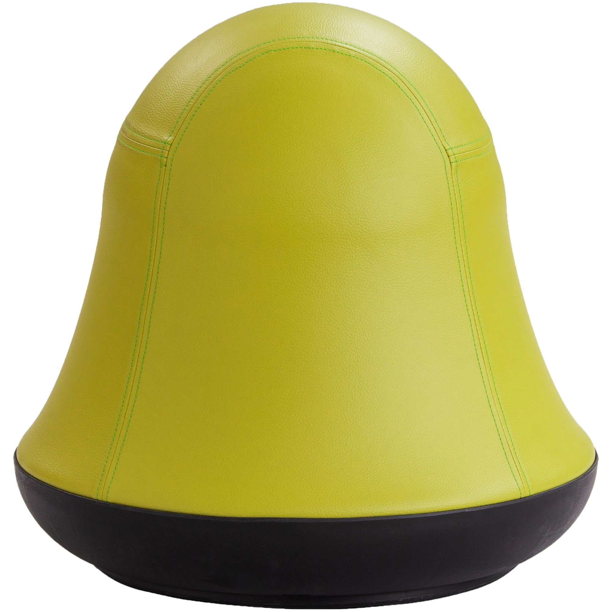 Safco Products 4761GV Runtz Swivel Ball Chair - Green Ergonomic Office Chair with 360-Degree Rotation, Anti-Burst Exercise Ball & Easy-to-Clean Vinyl Seat - Promotes Active Sitting for Home Office, Gaming & Classroom Use