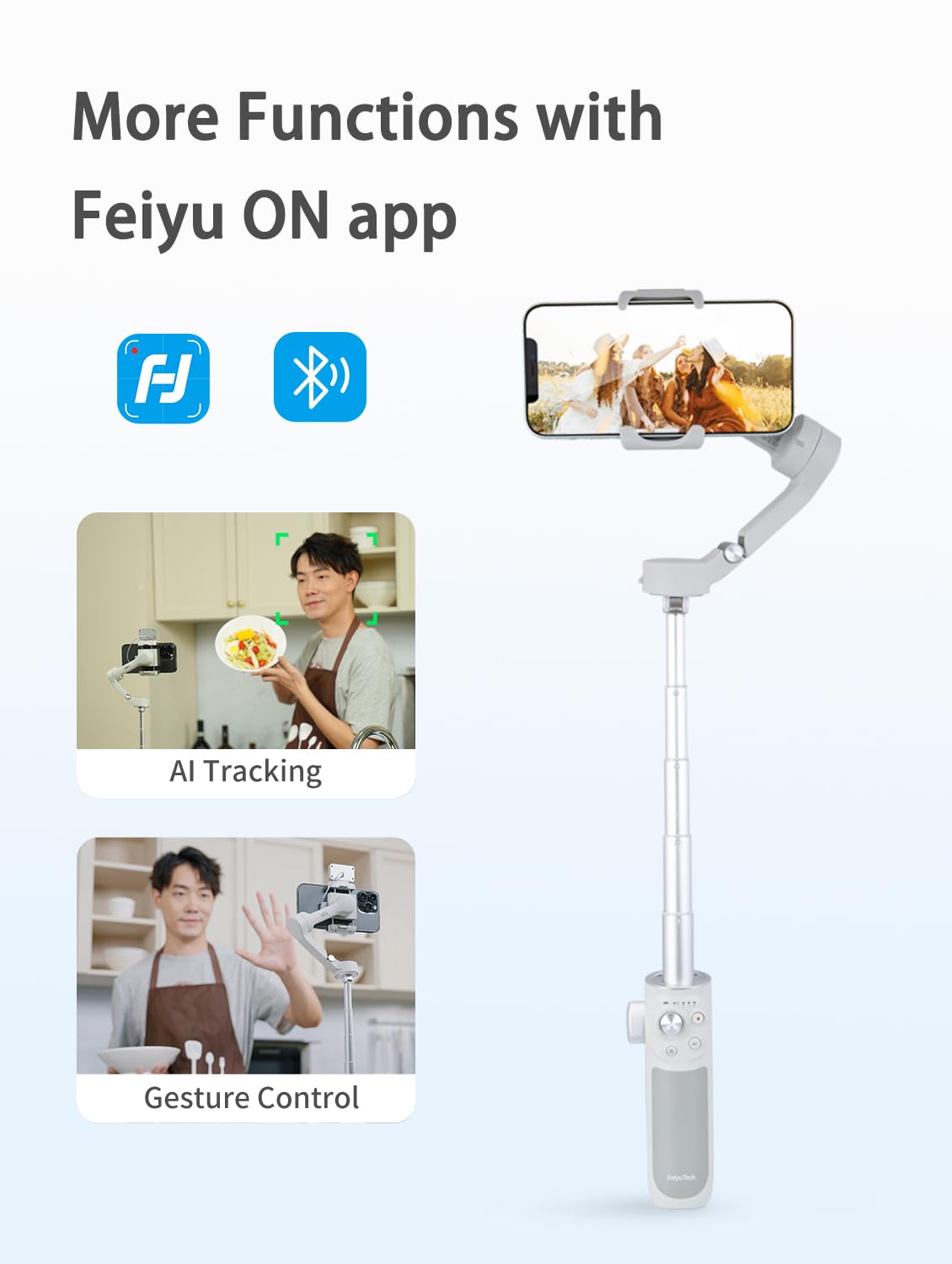 FeiyuTech VB4 Kit 3-Axis Smartphone Gimbal Stabilizer with 8.5