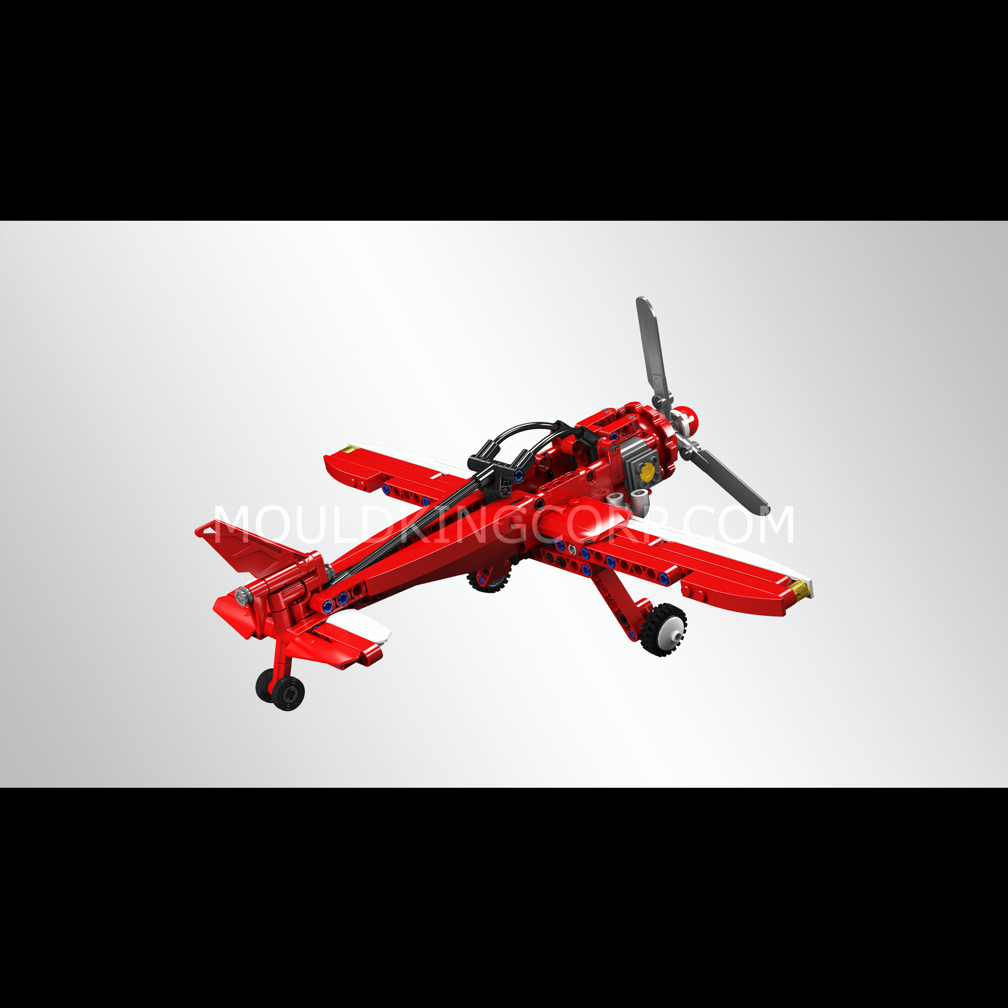 Mould King 24023 Racing Plane Building Blocks Set - 252 PCS STEM Toy for Kids & Adults | Creative Play, Gift Idea, Home Decoration, Birthday Party Fun