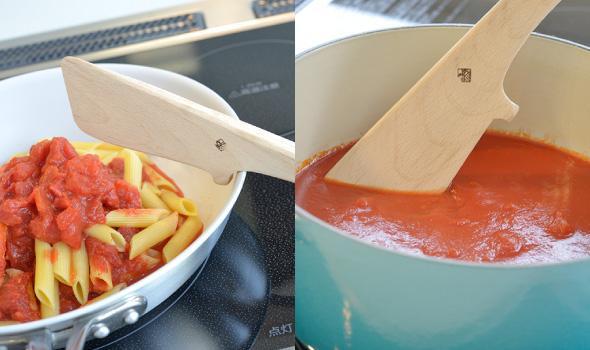 Handcrafted Japanese Beech Wood Spatula - Miranda Style Omoeraku Wooden Cooking Utensil for Baking, Flipping & Stirring - Perfect for Non-Stick Pans & Healthy Cooking