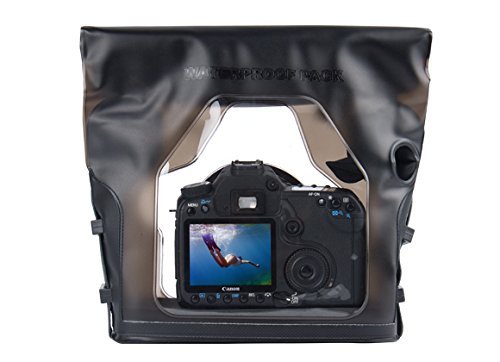 DiCAPac WP-S10 Pro DSLR Camera Waterproof Case - Underwater Photography Protection for Canon Nikon Sony DSLR Cameras - Perfect for Snorkeling, Diving & Beach Vacations