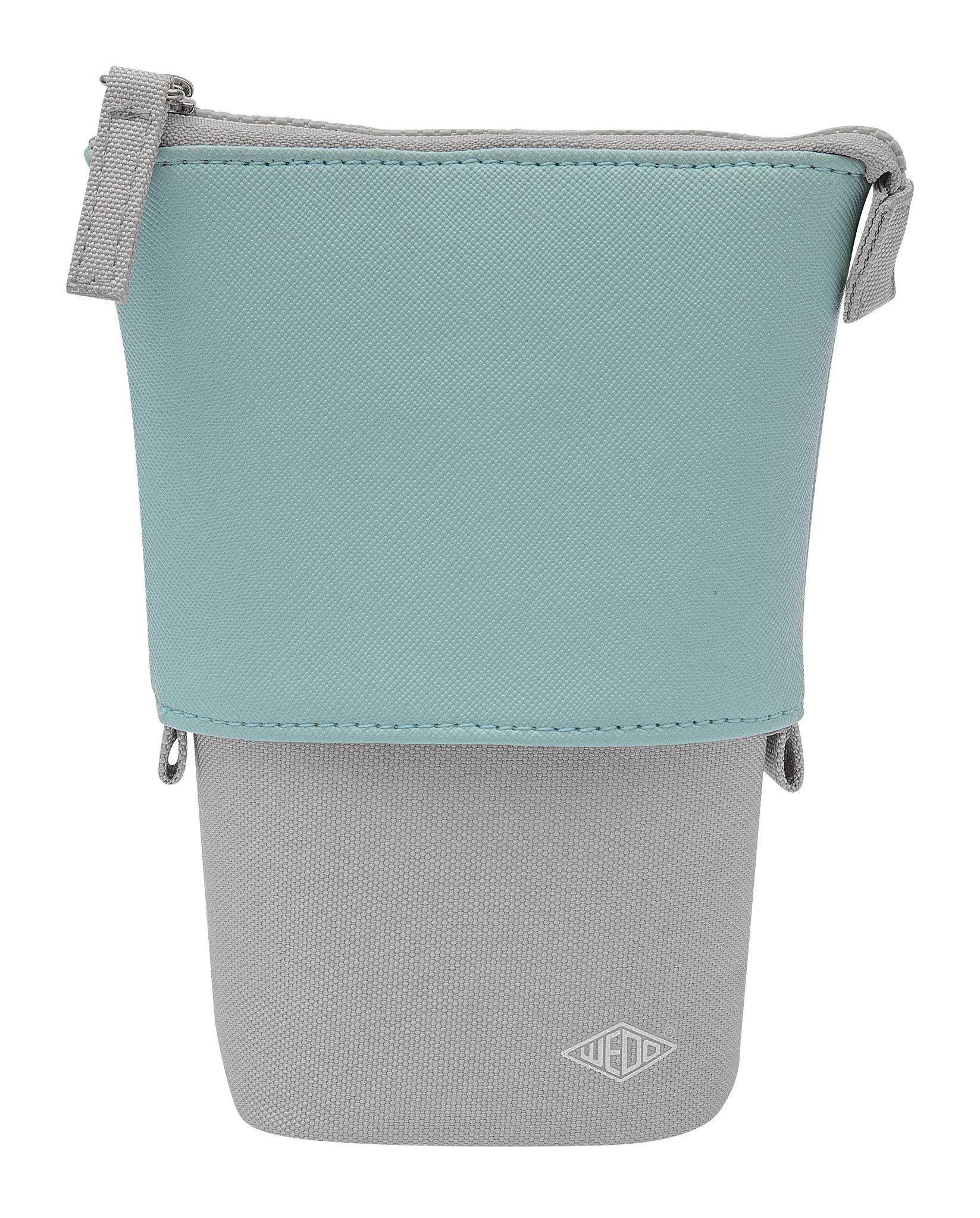 WEDO My Butler 24273014 2-in-1 School Pencil Case & Organizer - Turquoise Easy-Care Material with 2 Inner Compartments - Perfect for Students, Office & Home Desk Organization