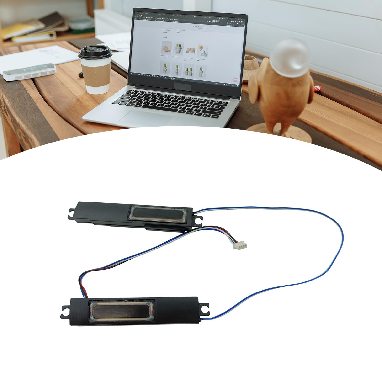 HDKEAN Durable Laptop Speaker for Dell Latitude 7470 - Compact Size, Easy Installation | Perfect for Notebook, Home Office & Gaming Use
