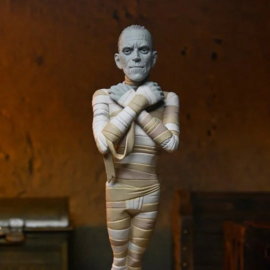 NECA Toony Terrors The Mummy Action Figure - Universal Monsters Collectible Toy for Horror Fans | Perfect for Display, Halloween Decor & Pop Culture Collections
