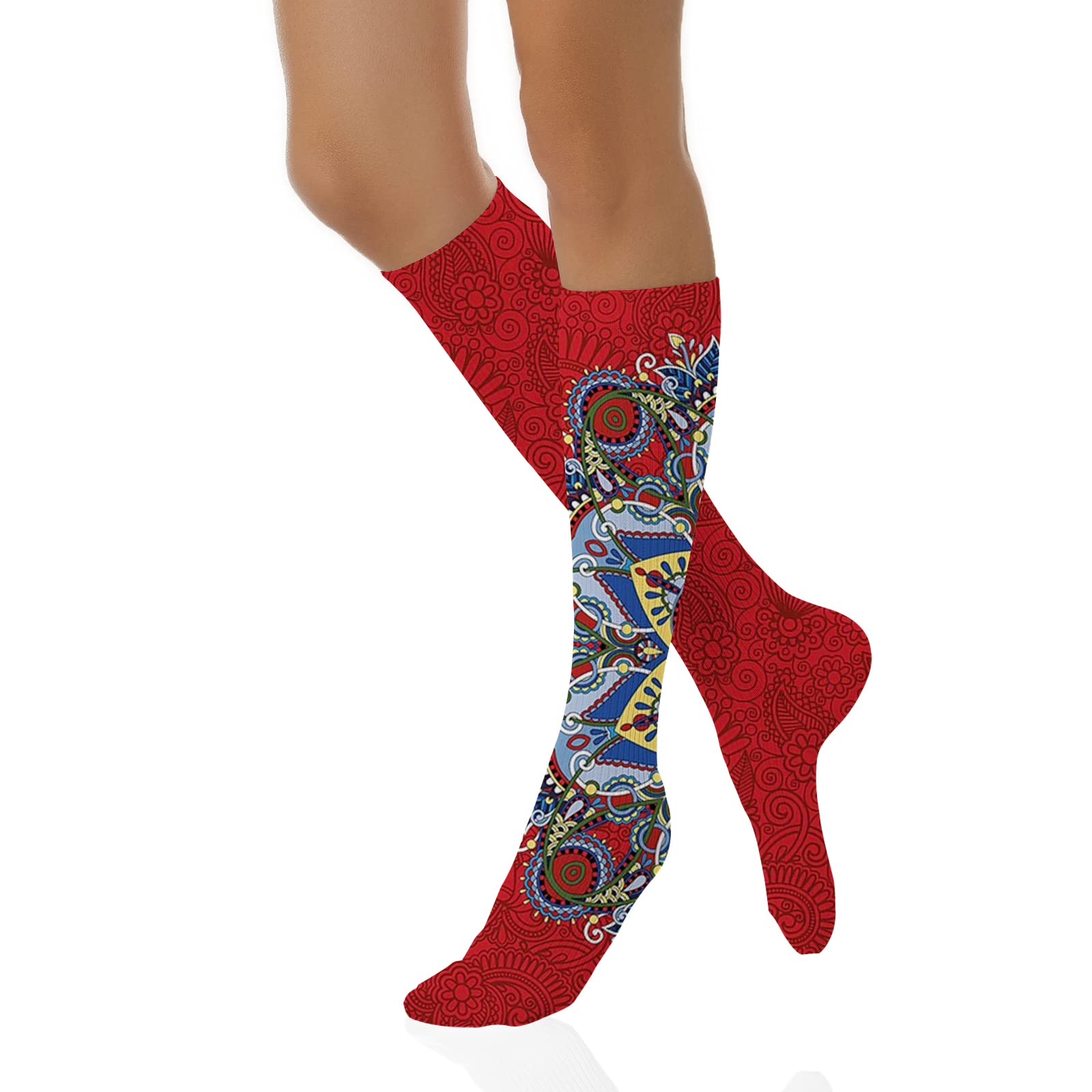 Best Compression Socks for Women & Men - Winter Warm Support Socks for Running, Athletic, Nursing & Travel - Ideal for Sports Recovery, Long Flights & Work Comfort