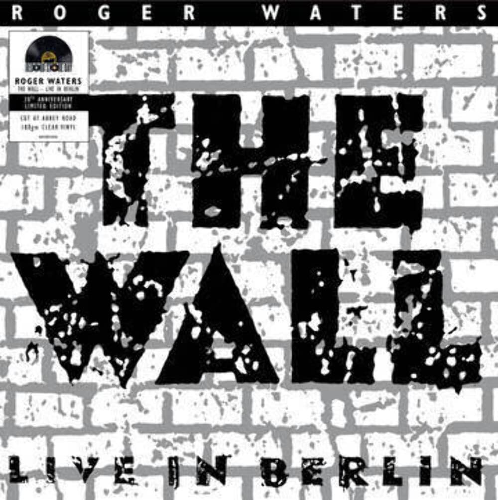 Wall - Live In Berlin Clear RSD Vinyl Record | Limited Edition Live Album | Perfect for Music Collectors & Vinyl Enthusiasts | Great for Home Listening, Gifts & Music Nights