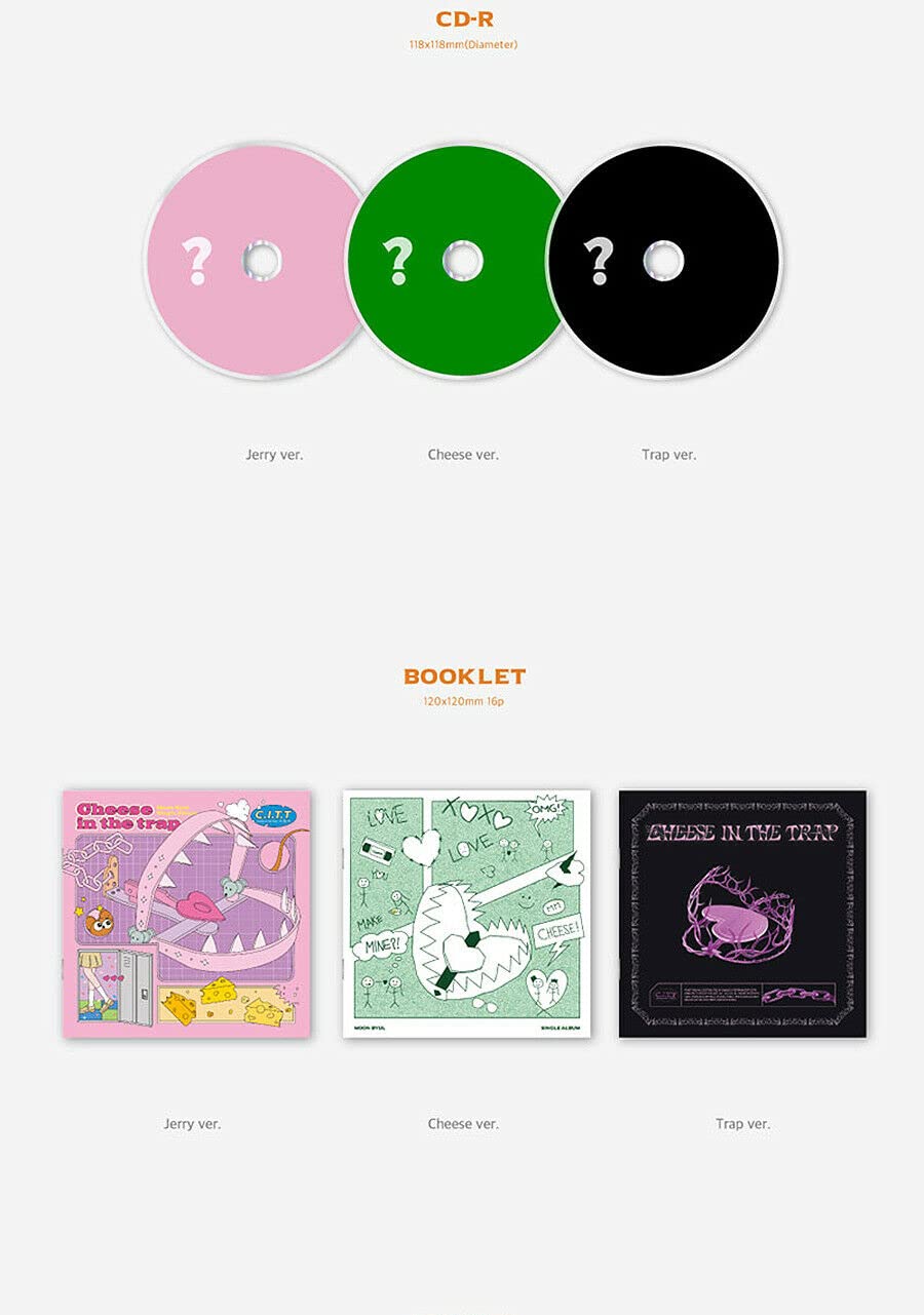 MOONBYUL C.I.T.T Album - Photo Book, Sticker & Cards for K-Pop Fans