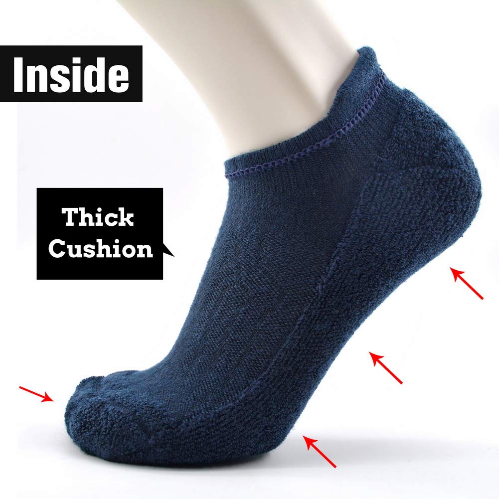 Merino Wool Compression Socks for Men & Women - Soft Thick Cushion Running & Hiking Support Socks (3/6 Pairs) - Perfect for Outdoor Activities, Sports & Daily Comfort