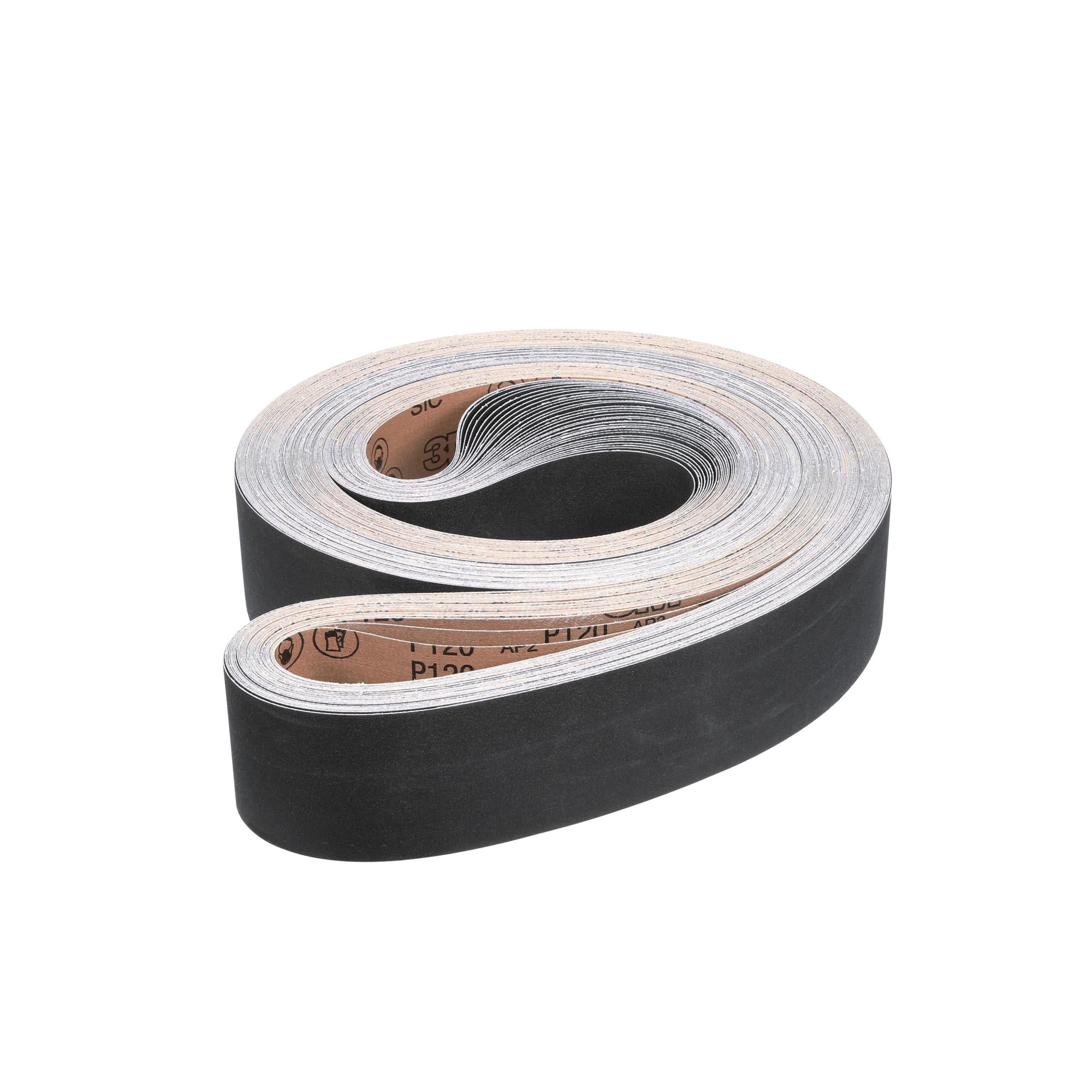 3M 461F Cloth Sanding Belt P120 XF Grit, 4