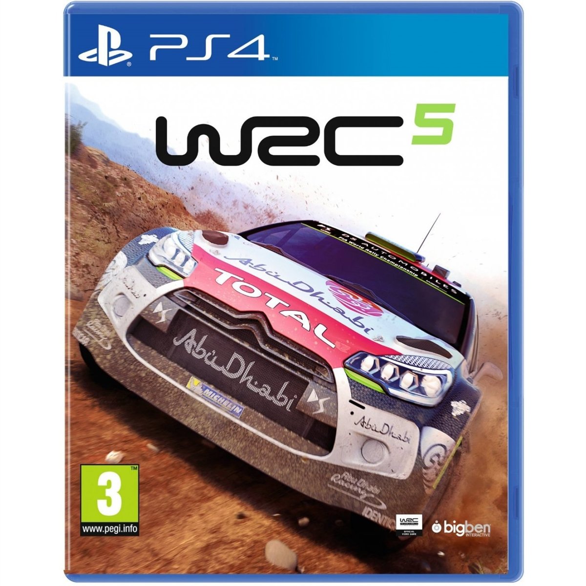 WRC 5 Racing Game for PlayStation 4 - Official PS4 Version - Realistic Rally Simulation for Racing Enthusiasts - Perfect for Competitive Gaming & eSports Tournaments