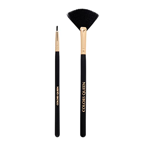 Fan & Eyeliner Brush