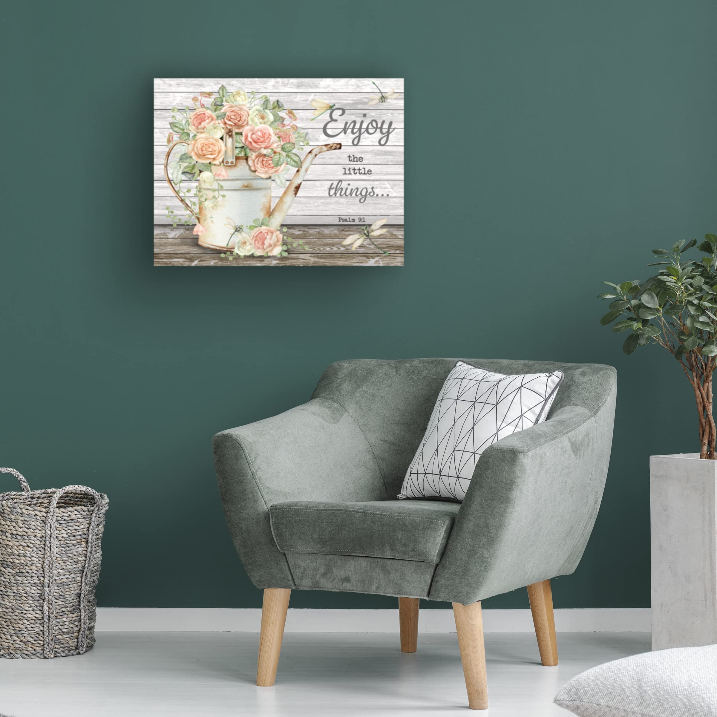 Trademark Fine Art 'Bouquets of Inspiration B' by Jean Plout - 35x47 Inch Floral Canvas Wall Art - Perfect for Living Room, Bedroom & Office Decor