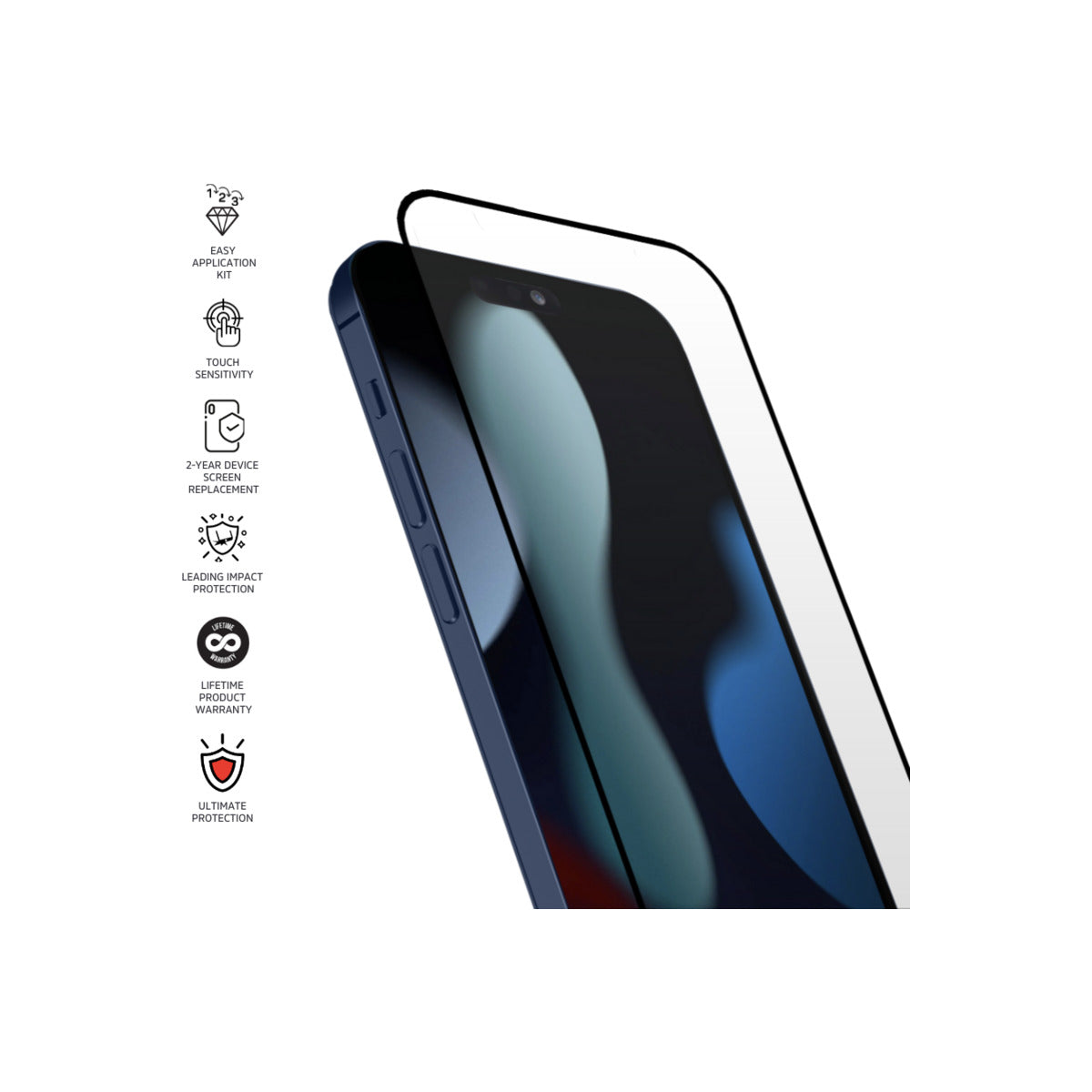 Impact Zero® Ultimate Screen Protector for Apple iPhone 15 Pro Max - Shatterproof, Anti-Scratch, HD Clear Protection - Perfect for Work, Travel & Everyday Use