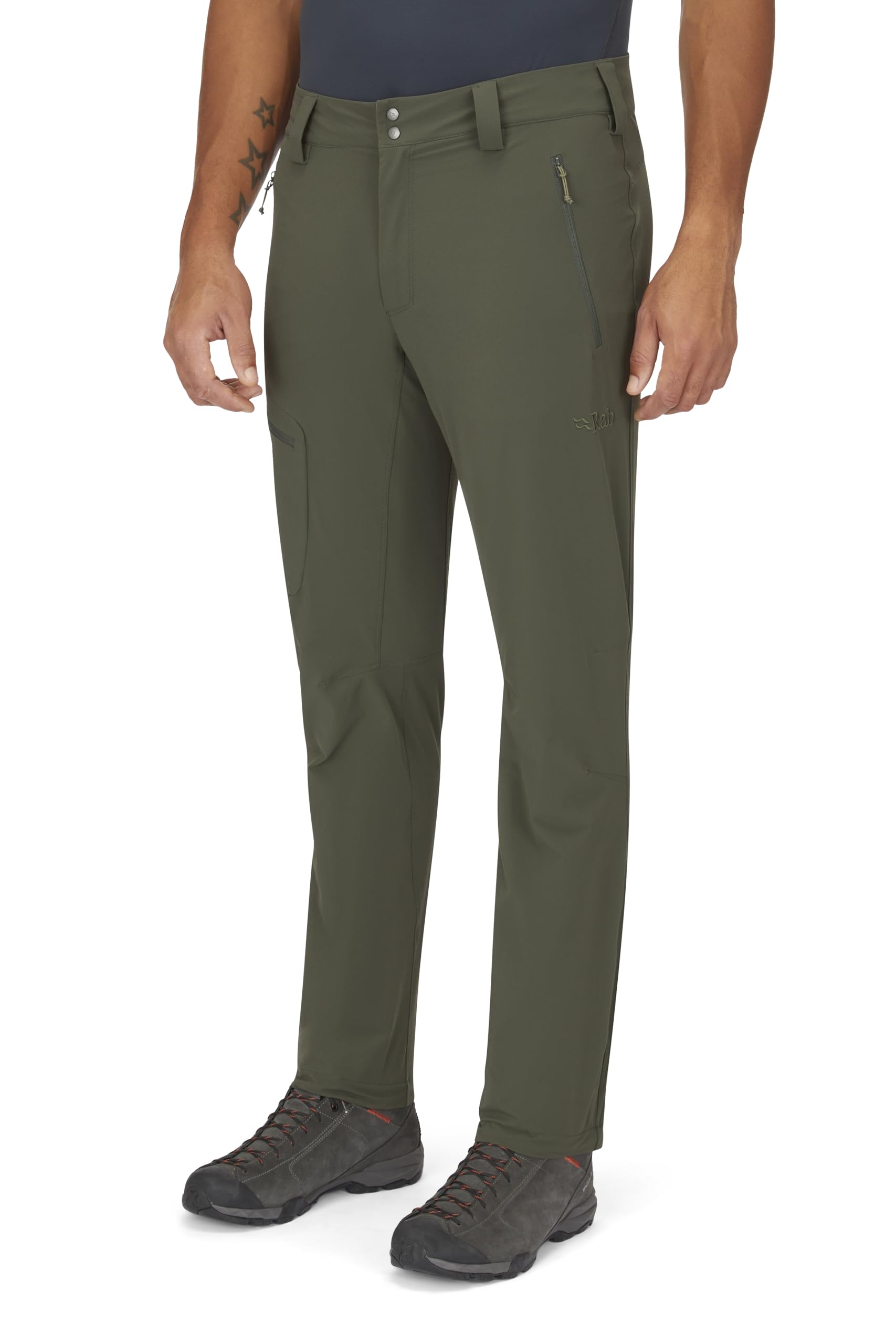 Rab Men's Incline Hiking Pants - Lightweight Stretch Climbing & Trekking Pants for Mountain Adventures | Durable Outdoor Gear for Hiking, Camping & Backpacking