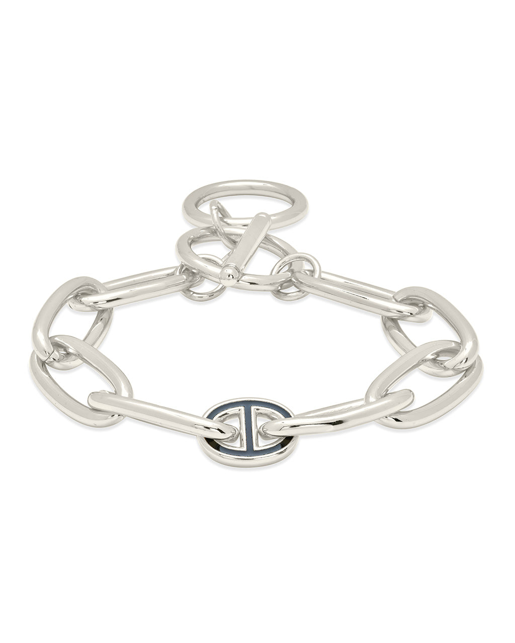Kennedy Chain Toggle Bracelet for Women - Adjustable Silver Jewelry for Casual & Formal Wear - Perfect Gift for Birthday, Anniversary & Special Occasions