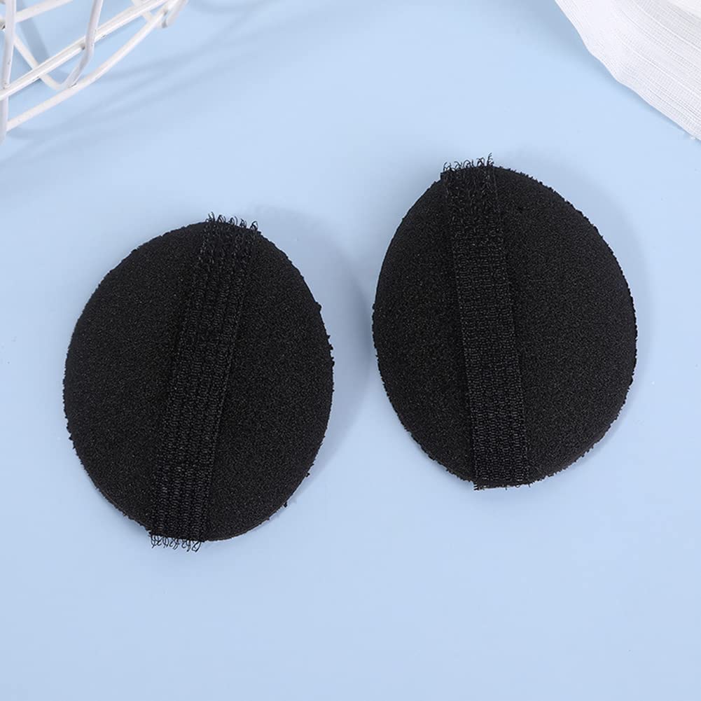 LOCANS 5-Piece Hair Accessories Set - 2 Oval Hair Puff Volumizers & 3 Banana Bumpits Hair Stylers for Volume & Updos (Black) | Perfect for Weddings, Parties & Everyday Hairstyles