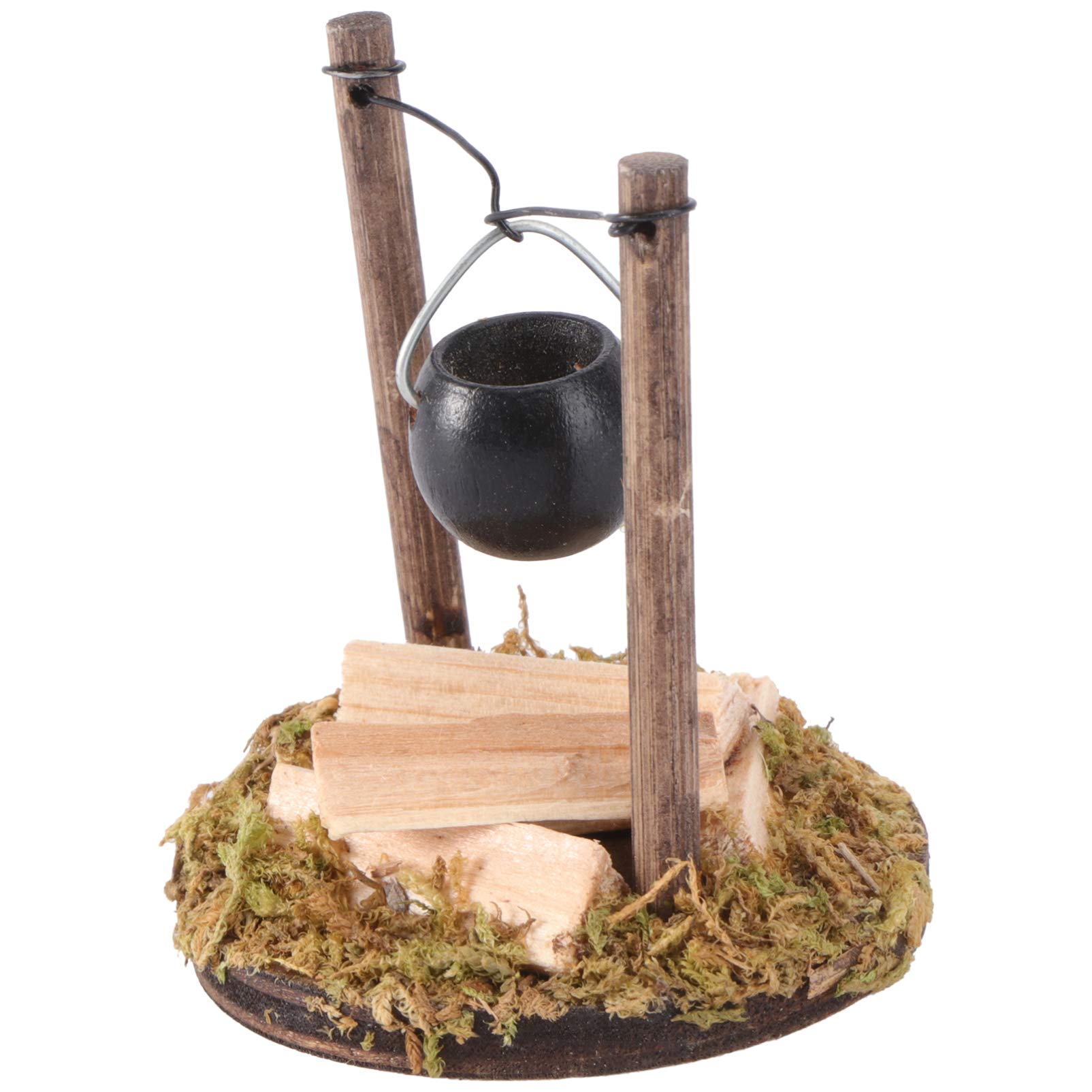 Mini Hanging Stove Decor - 1pc Dollhouse Hanging Furniture, Tiny Hanging Stove for Miniature Gardens, Fairy Gardens & Home Decor - Perfect for DIY Landscape, Flower Pot Accents & Outdoor Grass Accessories