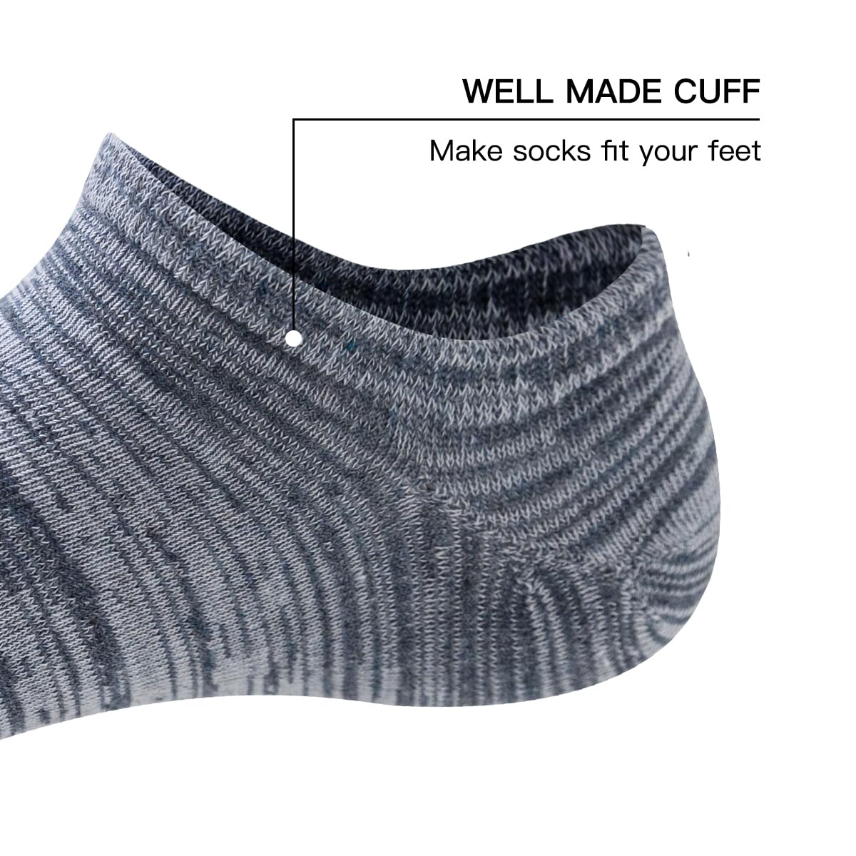 JOYNÉE 20 Pairs Men's No Show Socks - Low Cut Invisible Ankle Socks for Men, Breathable Anti-Slip Casual Short Socks - Perfect for Sneakers, Loafers & Everyday Wear