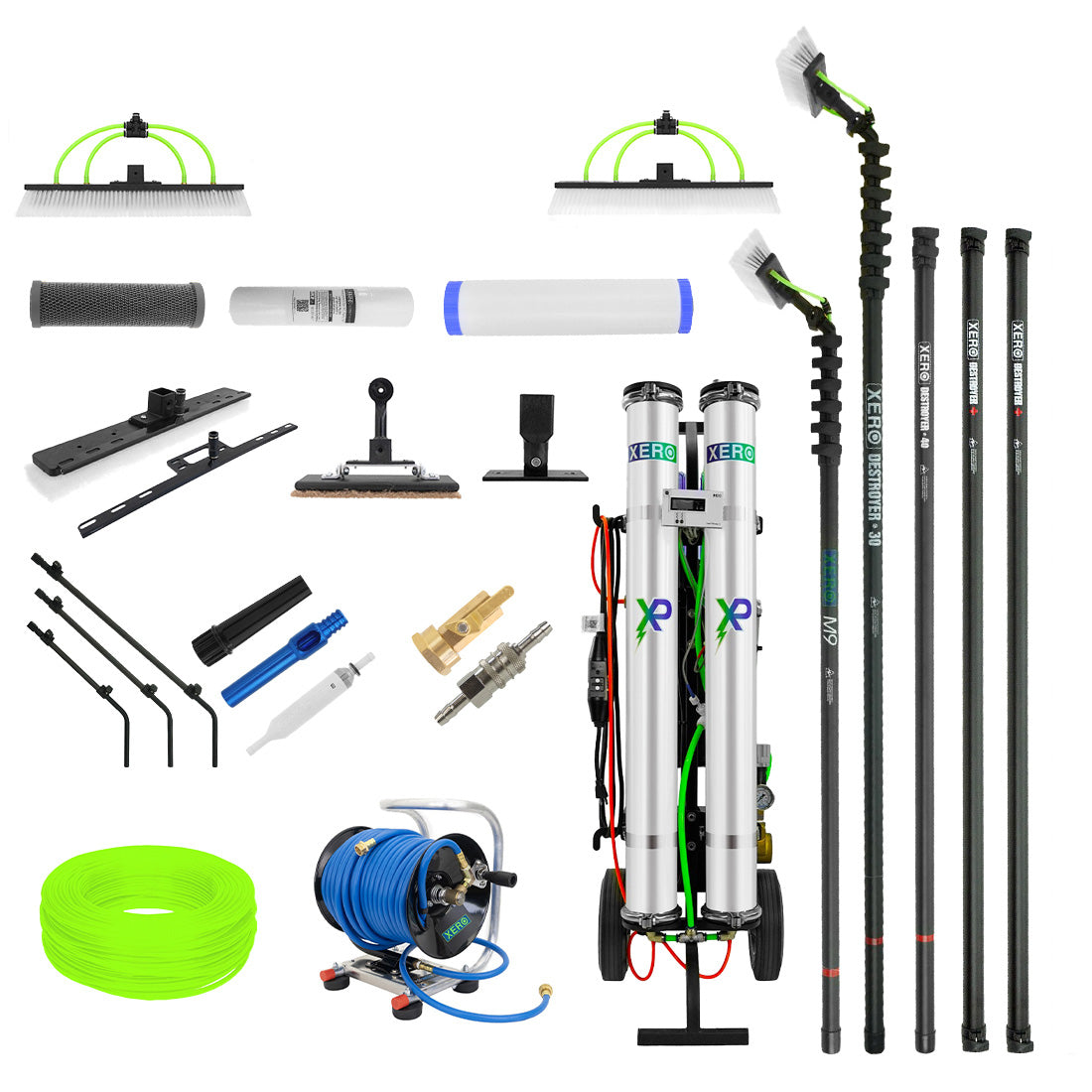 XERO Ultimate Commercial Kit - Professional-Grade Cleaning Supplies for Restaurants, Offices & Retail Stores | Heavy-Duty Mops, Brooms & Cleaning Tools for Deep Cleaning & Sanitizing