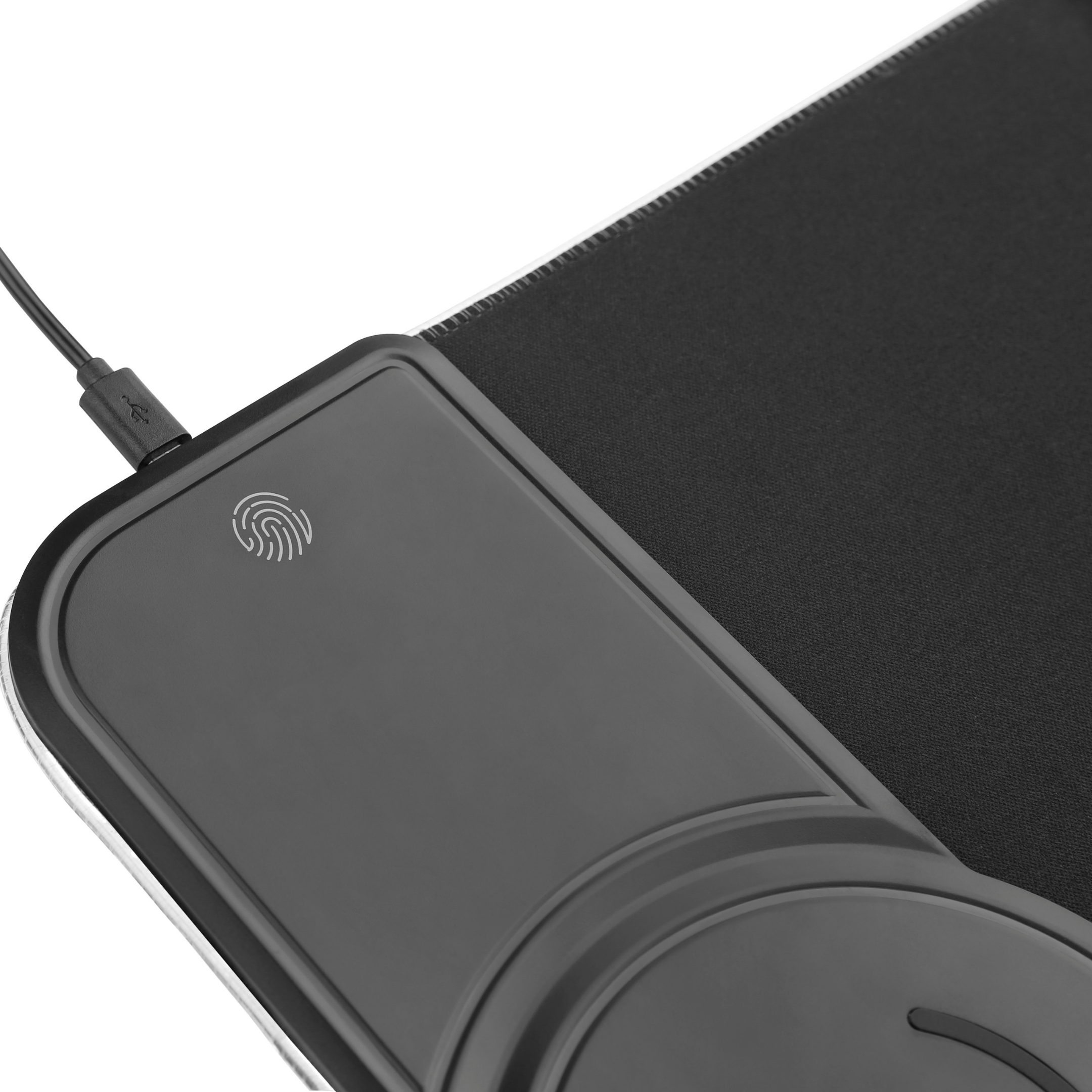 RGB Gaming Mouse Pad with Wireless Fast Charging - Large Extended Mouse Mat for PC & Laptop - Perfect for Gaming, Office Work & Home Use