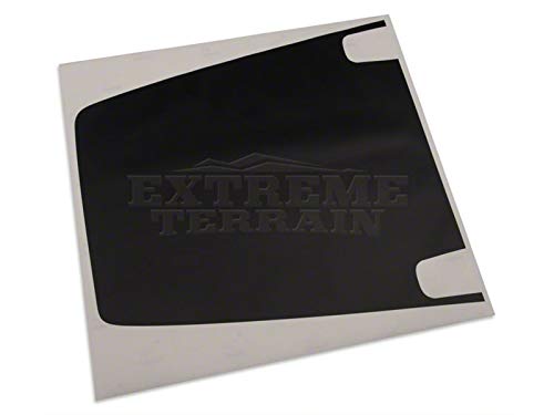 Matte Black SEC10 Hood Decal for 1997-2006 Jeep Wrangler TJ - Durable Vinyl Sticker for Off-Road & Custom Car Decoration