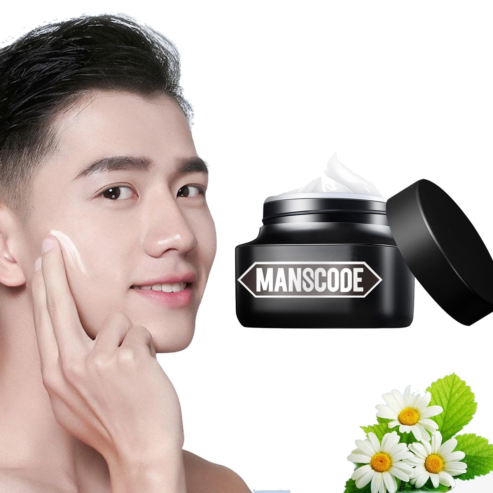 Mancodes Moisturizing Concealer Cream for Men - Face Makeup & Skin Care, Hydrating Foundation with SPF, Natural Coverage for Dark Circles & Blemishes (White) - Perfect for Daily Use, Work & Special Occasions