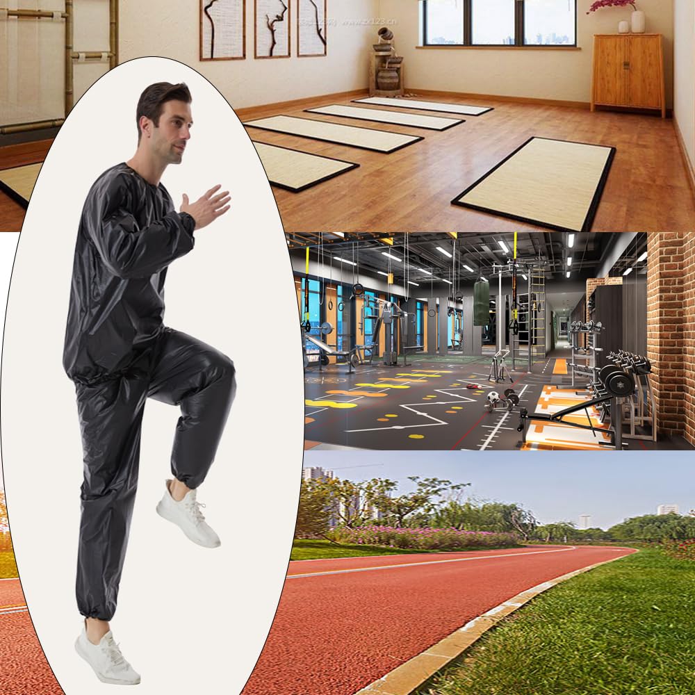 Premium Sauna Sweat Suit for Women & Men - Weight Loss Workout Gear for Gym, Exercise & Fitness Training | Ideal for Hot Yoga, Running & Home Workouts
