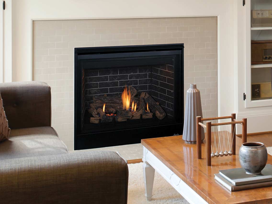 45 Inch Direct Vent Traditional Gas Fireplace - DRT3545 - Energy Efficient Heating for Living Rooms & Bedrooms