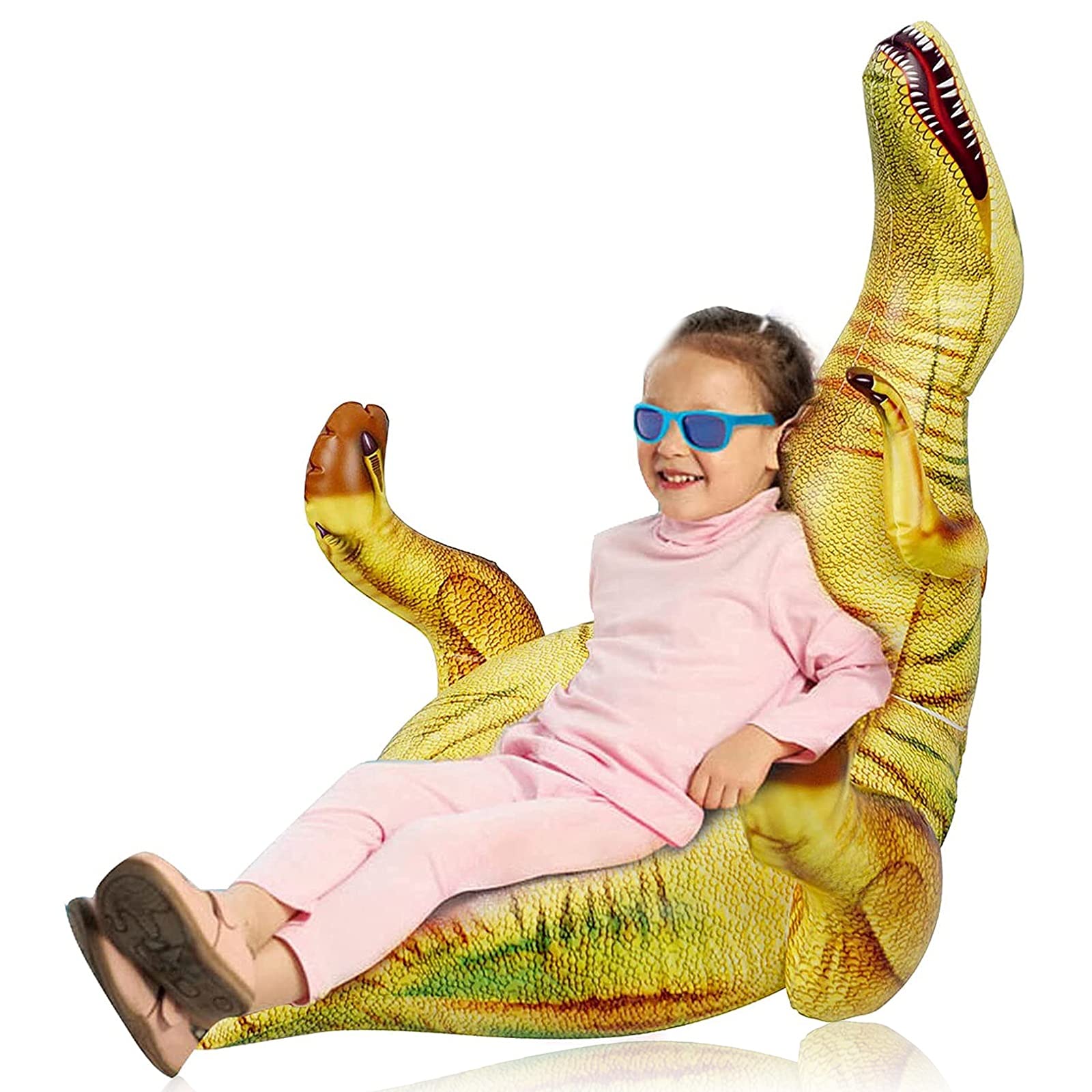 Inflatable T-Rex Dinosaur Chair for Kids - 30