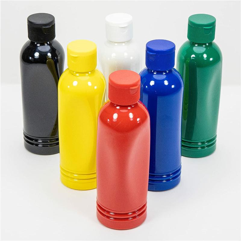6 Pack Washable Liquid Paints for Kids - Non-Toxic & Safe for Art Projects, DIY Crafts, and School Activities
