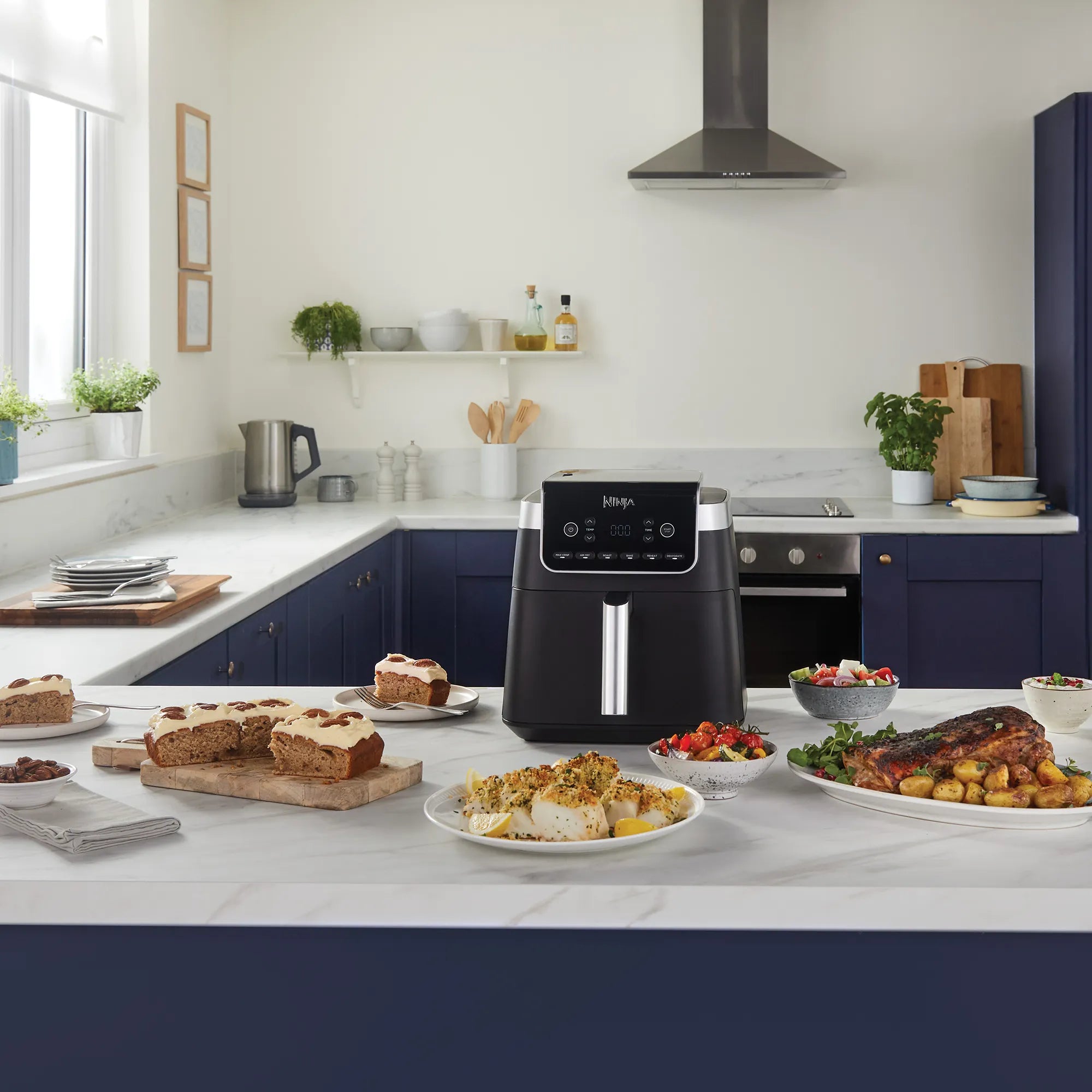 Ninja Air Fryer Pro XL 6.2L Large Capacity Digital Air Fryer for Healthy Cooking - Perfect for Family Meals, Snacks, and Quick Meals