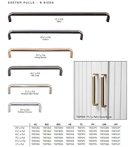 Top Knobs Exeter Pull 12