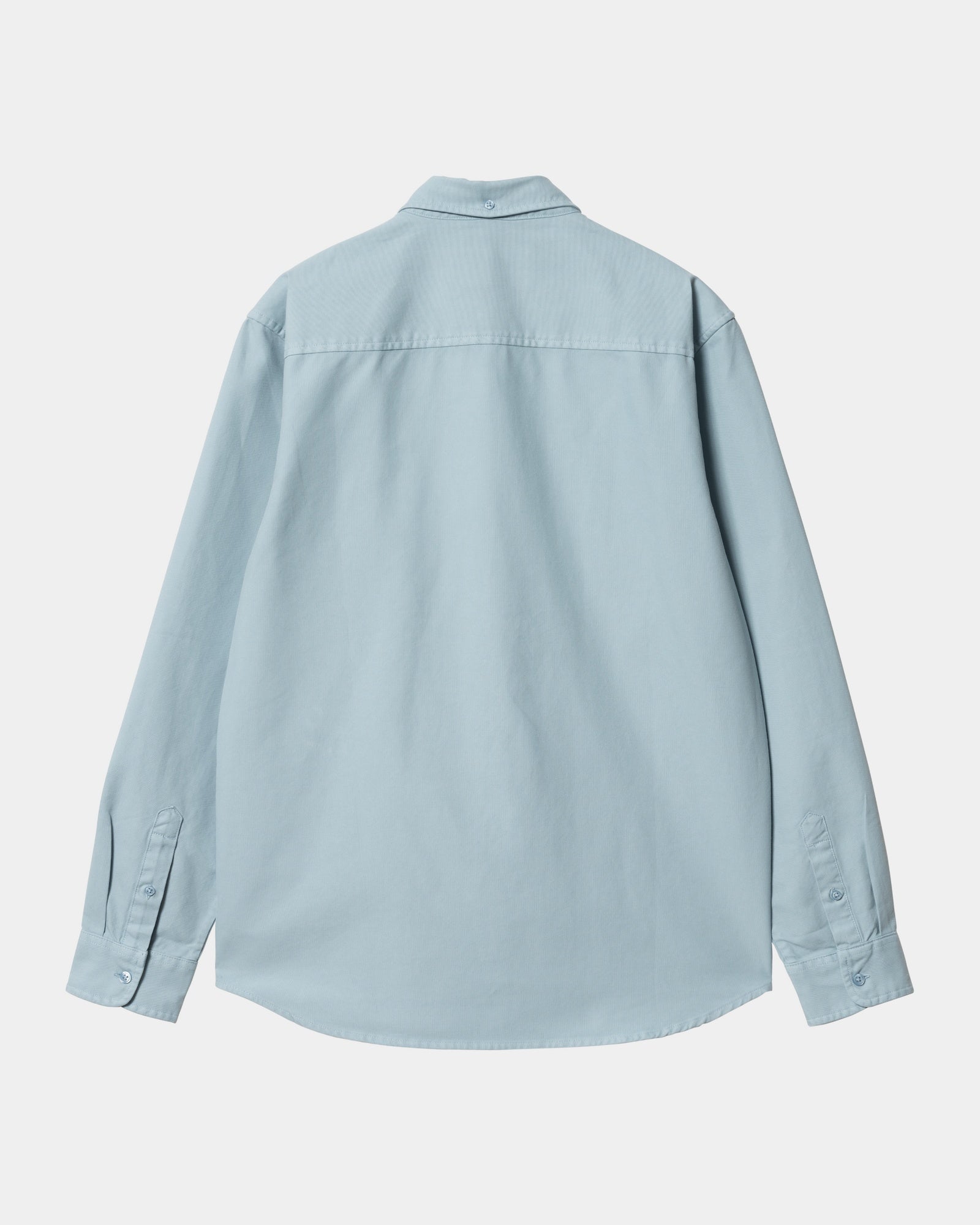 Bolton Shirt for Men | Frosted Blue Garment-Dyed Casual Button Down Shirt | Perfect for Office, Date Night & Weekend Outings