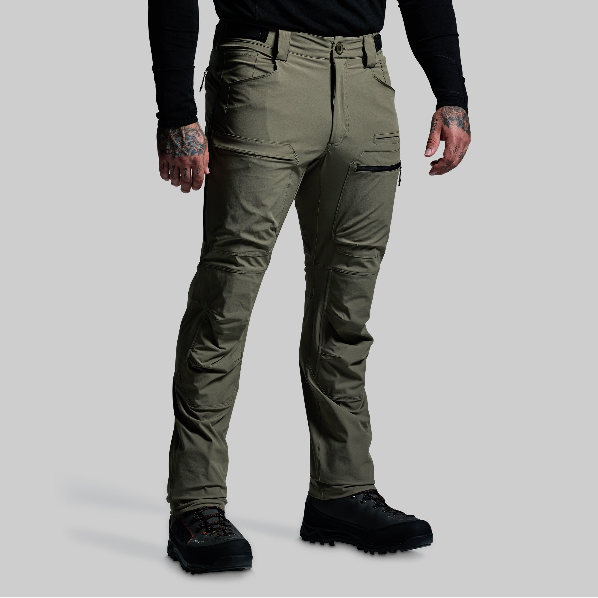 Men's Frontier Pant Light 2.0 - Tactical Outdoor Hiking Pants (OD Green) - Perfect for Hiking, Camping & Outdoor Adventures