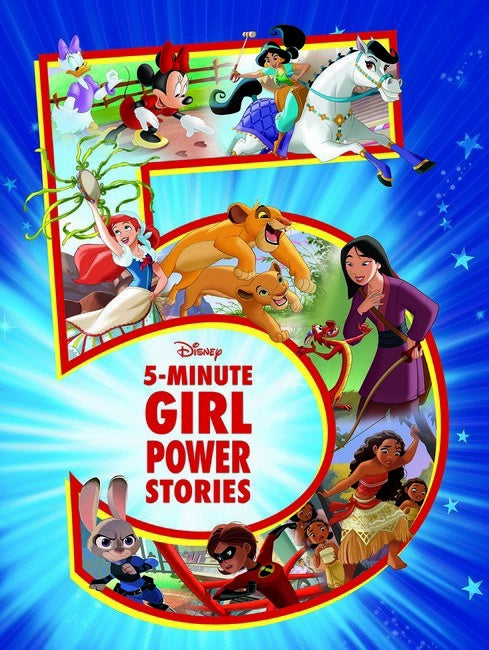 5 Minute Girl Power Stories (Disney) - Inspiring Short Bedtime Tales for Kids | Perfect for Storytime, Gifts & Building Confidence