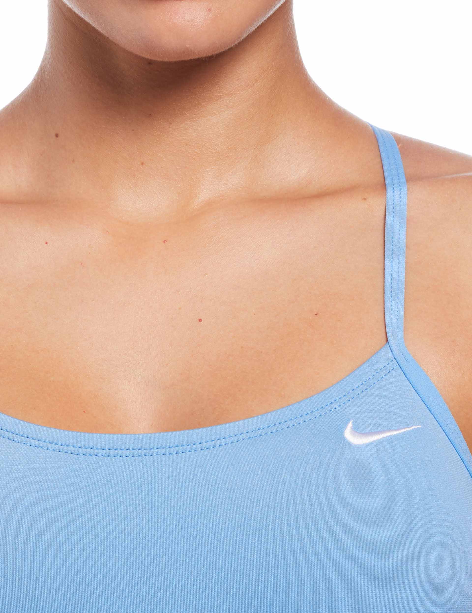 Hydrastrong Solid Cutout One Piece Swimsuit - University Blue - Perfect for Beach Vacations, Pool Parties & Summer Getaways