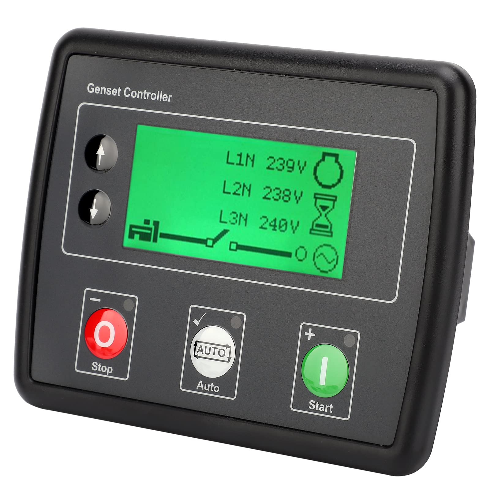 DSE4520 Engine Auto Start Control Module with LCD Display - Battery Backup & Mains Failure Protection for Generators, Power Plants, and Industrial Equipment