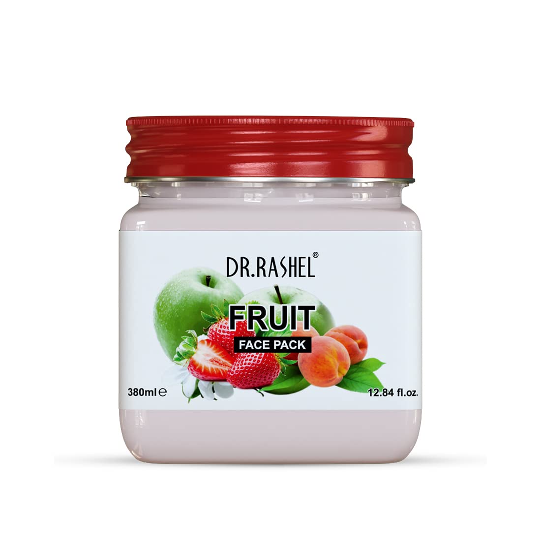 DR.RASHEL Fruit Face Pack for Glowing Skin - Oil Control, Acne Treatment, Pimple Removal, Detan & Brightening (380ml) | Natural Face Cleanser for Clear Skin | Perfect for Daily Skincare & Spa Days
