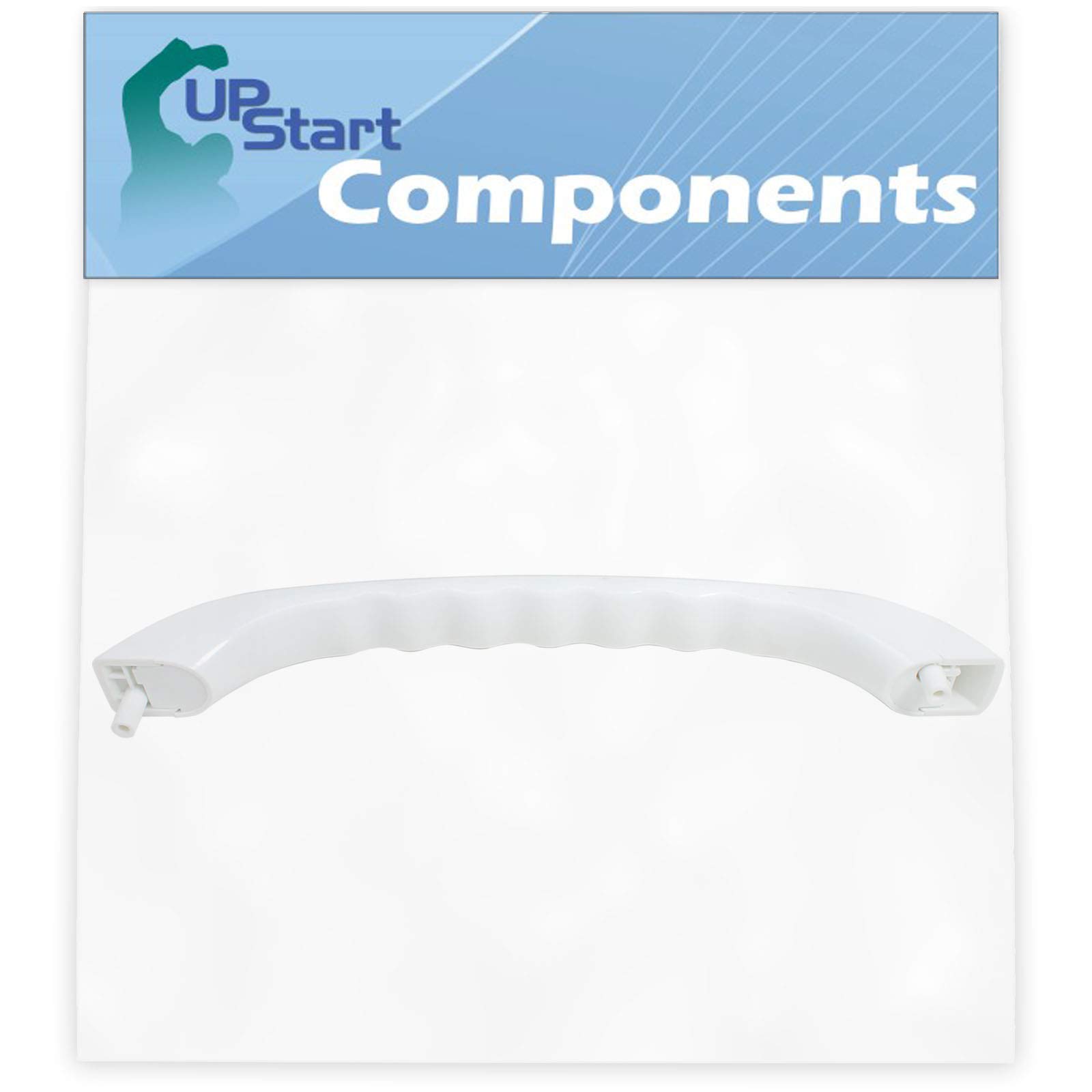 WB15X335 Microwave Door Handle Replacement - Compatible with WB15X0335 & PS232260 - White Replacement Handle for Microwave Oven Repair - Perfect for Home Kitchen Appliance Maintenance
